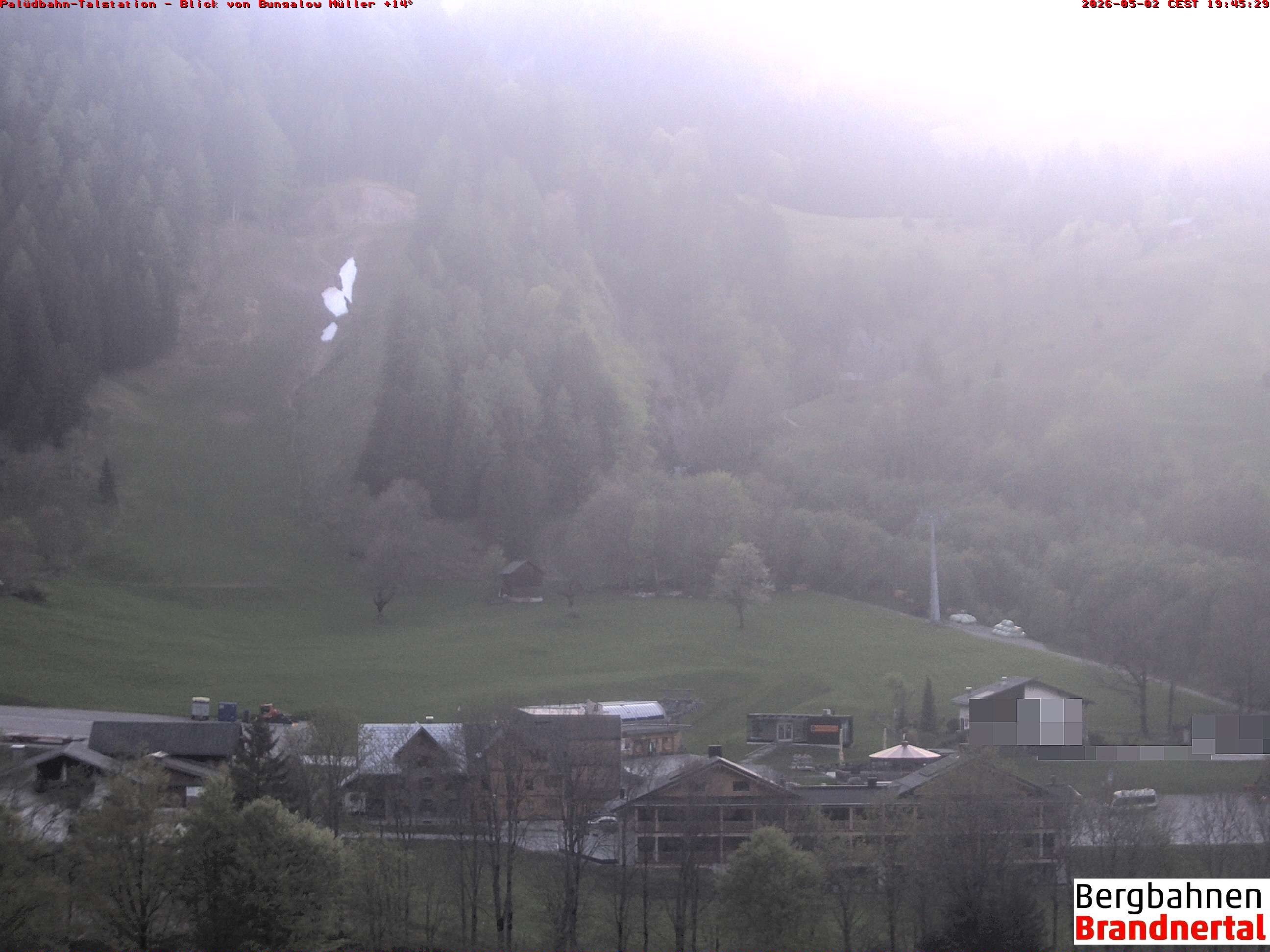 Blick auf Palüdbahn von Bungalow Müller