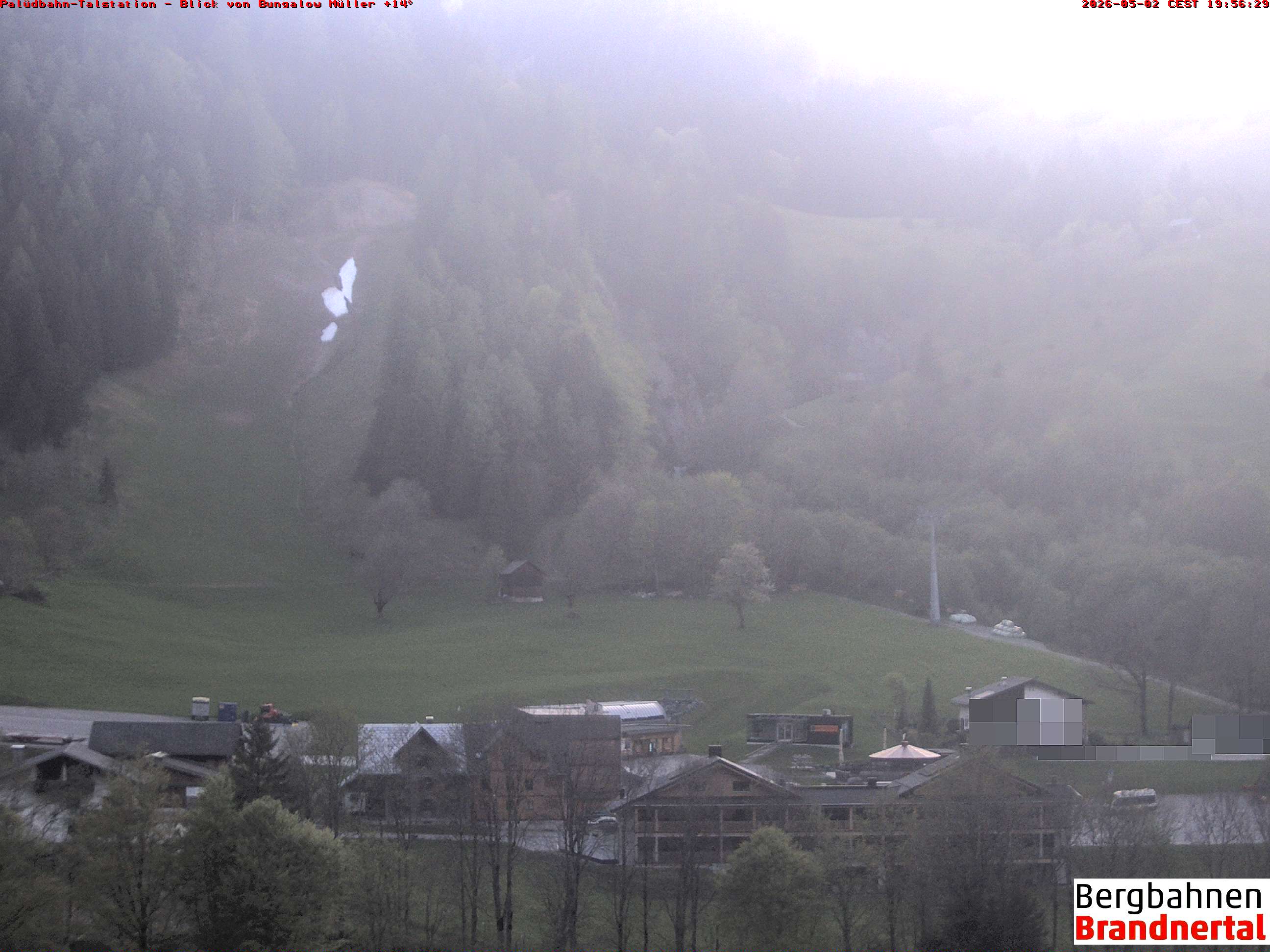 Blick auf Palüdbahn von Bungalow Müller