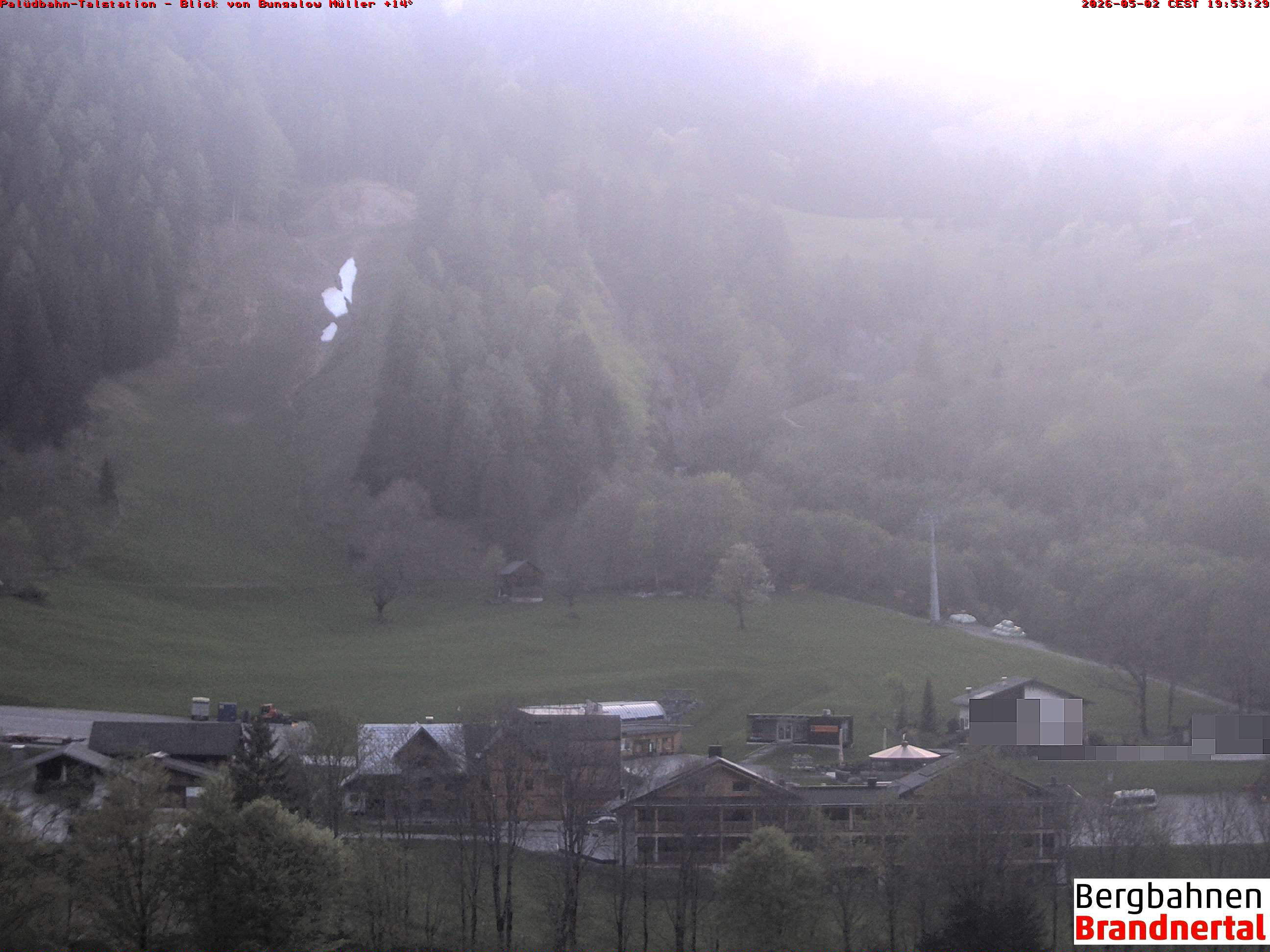 Blick auf Palüdbahn von Bungalow Müller