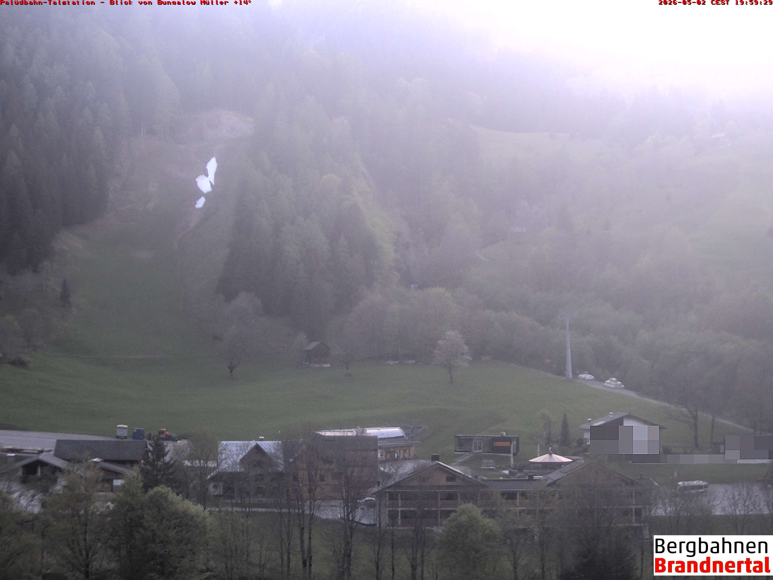 Blick auf Palüdbahn von Bungalow Müller