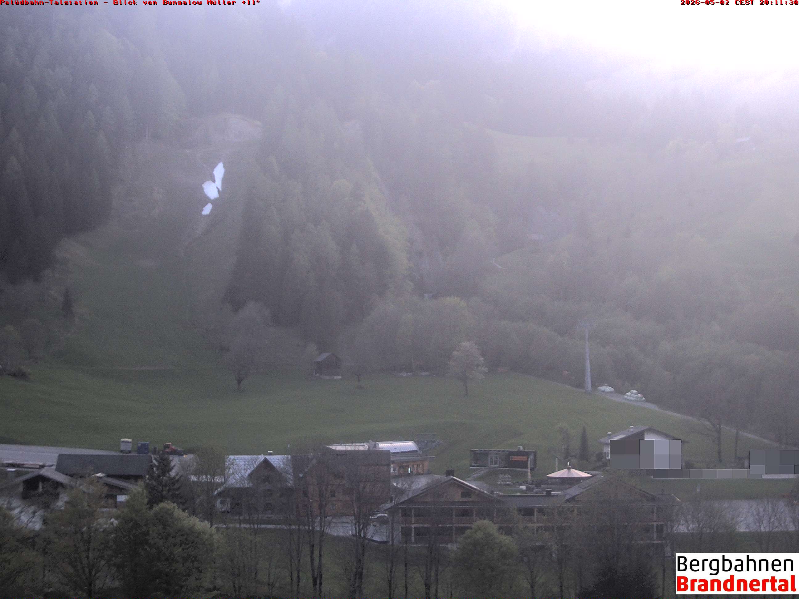 Blick auf Palüdbahn von Bungalow Müller