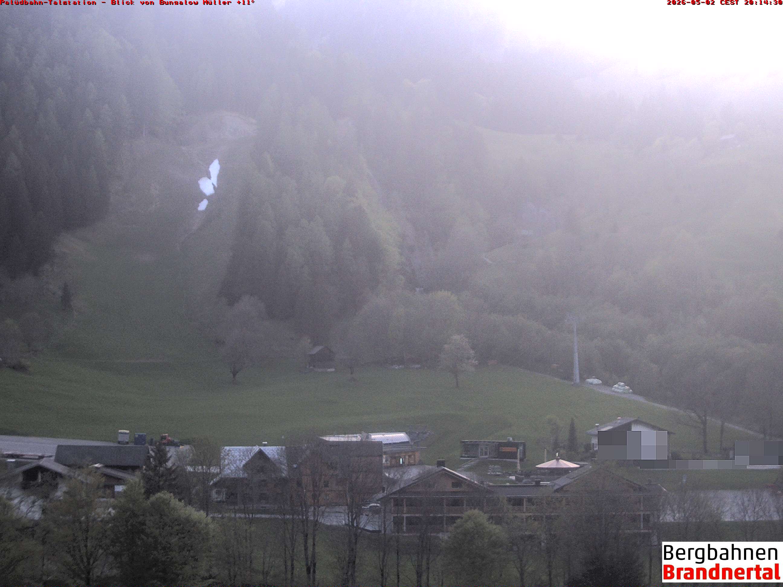 Blick auf Palüdbahn von Bungalow Müller