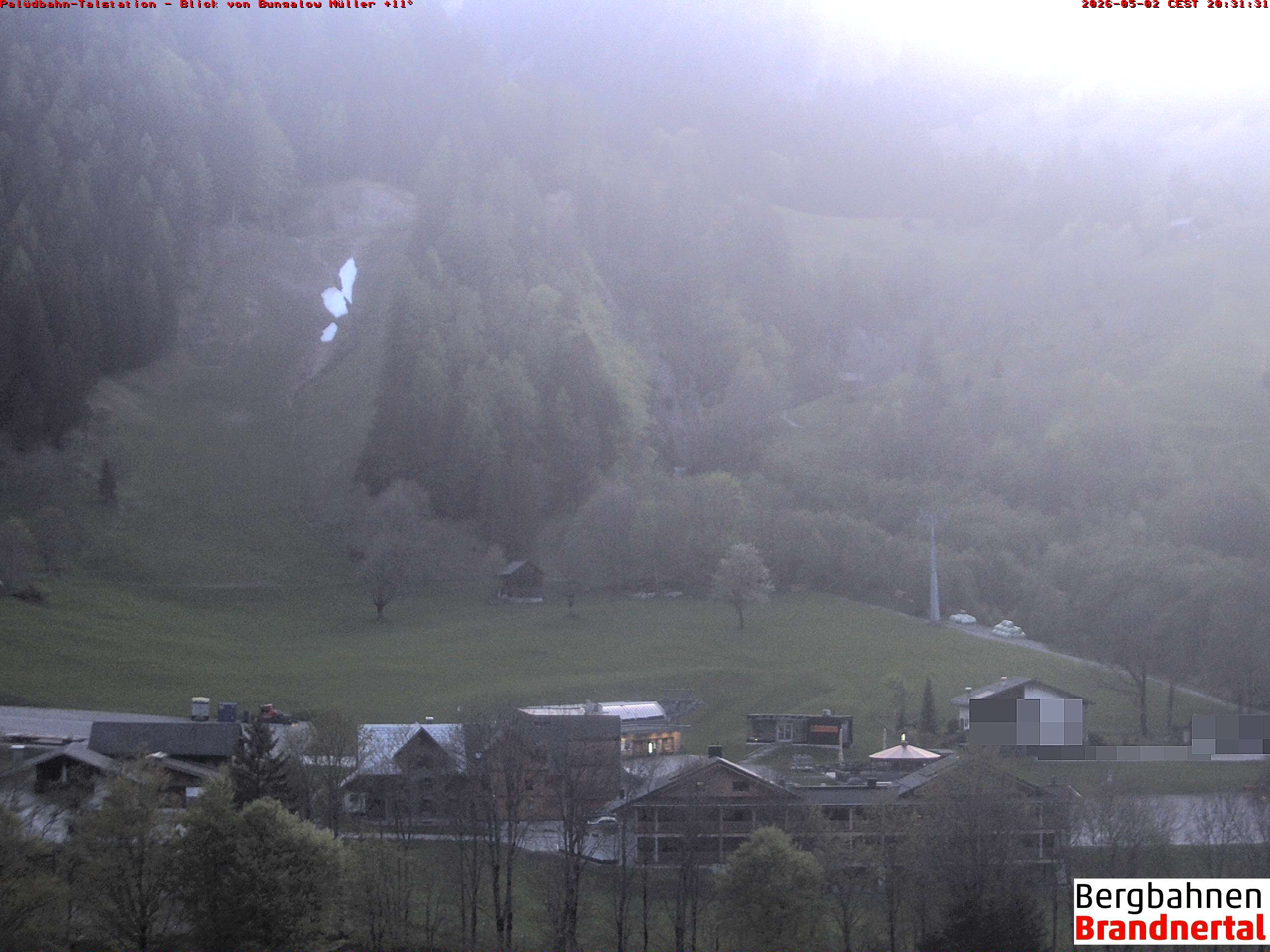 Blick auf Palüdbahn von Bungalow Müller