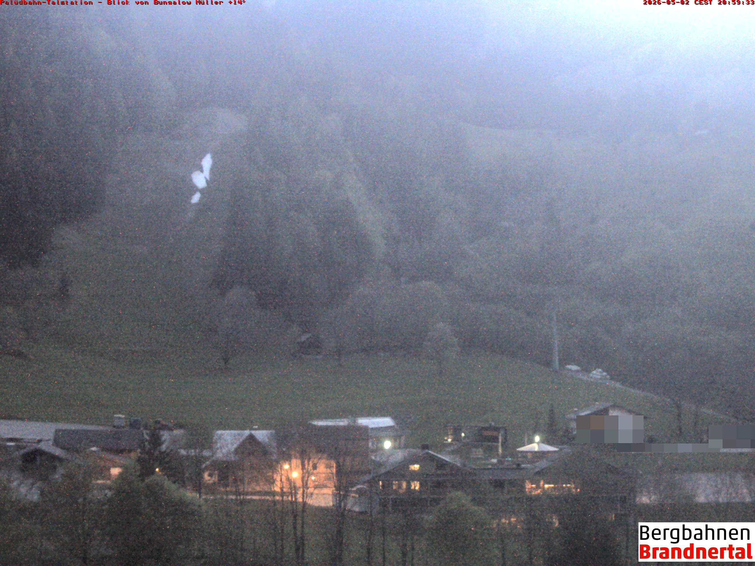 Blick auf Palüdbahn von Bungalow Müller
