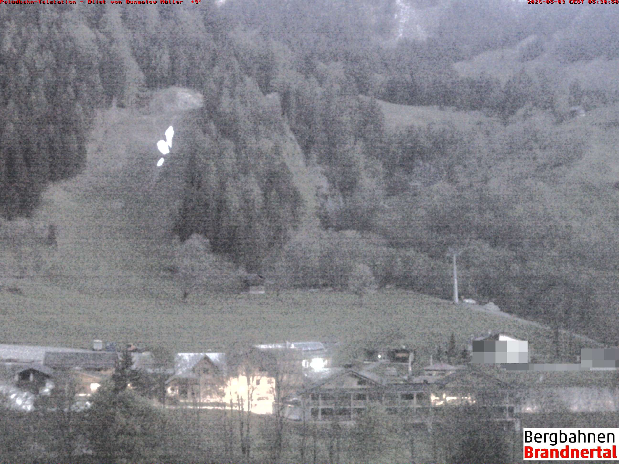 Blick auf Palüdbahn von Bungalow Müller