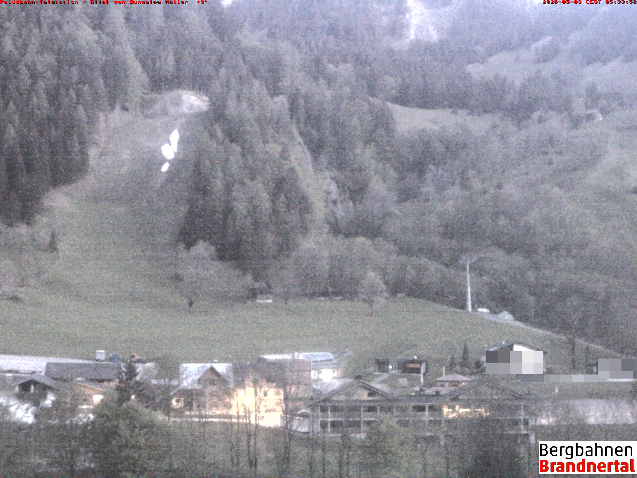 Blick auf Palüdbahn von Bungalow Müller