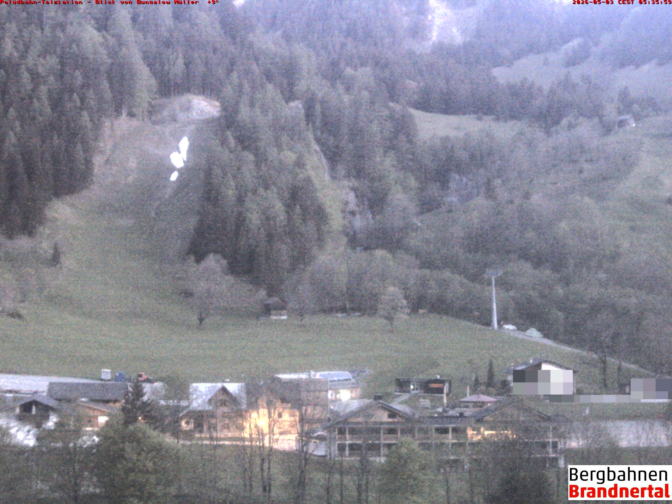 Blick auf Palüdbahn von Bungalow Müller