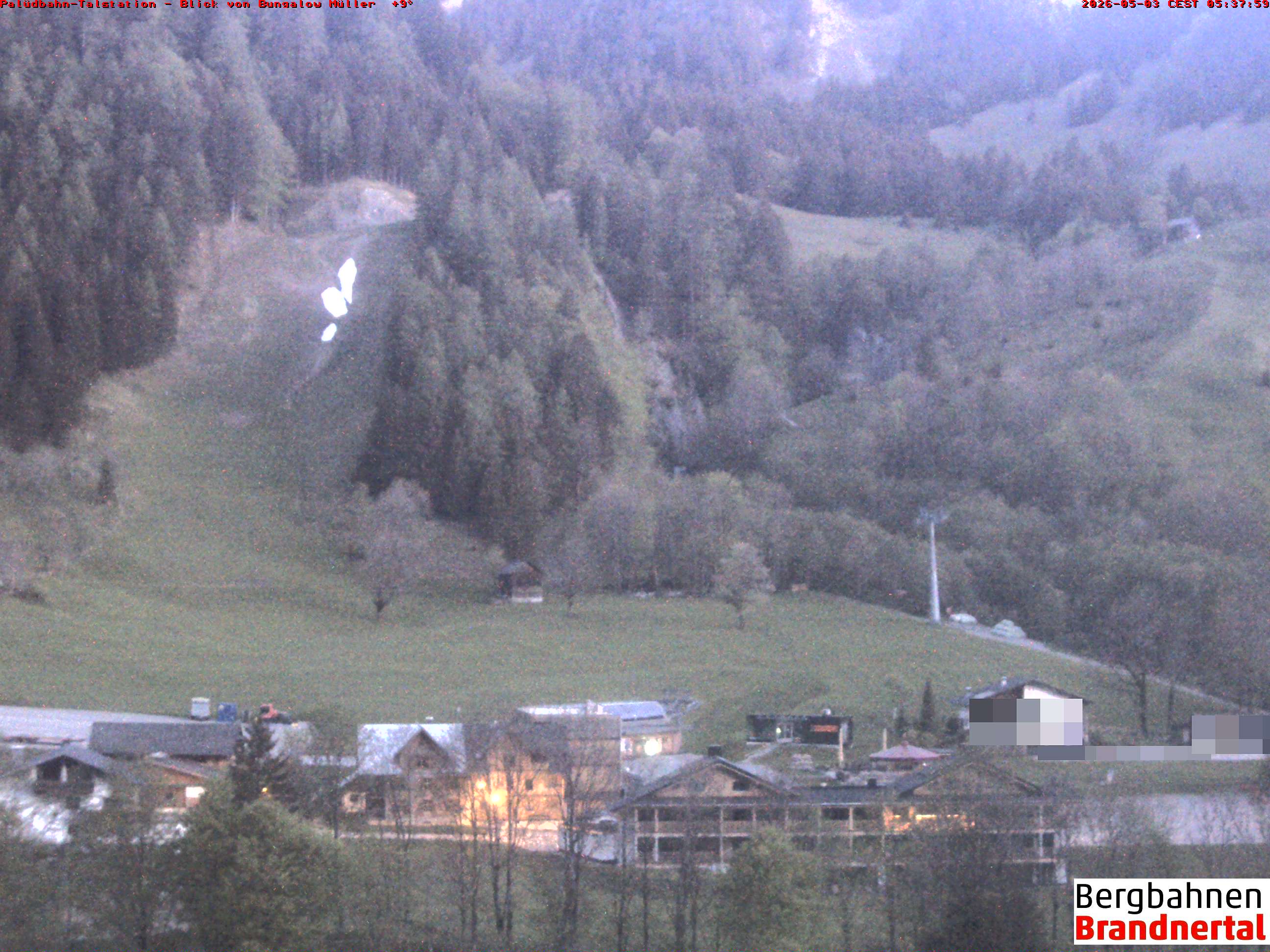 Blick auf Palüdbahn von Bungalow Müller