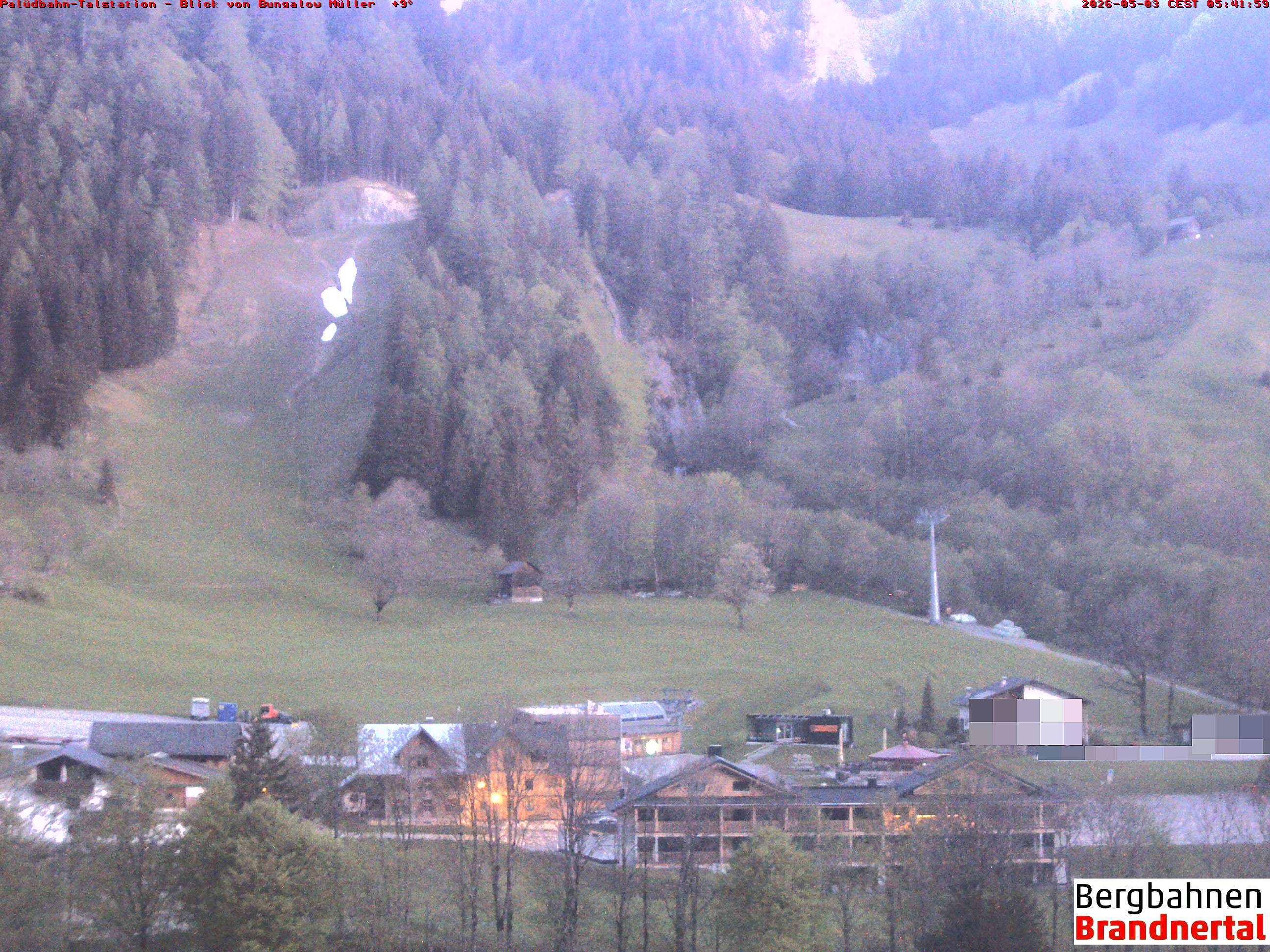 Blick auf Palüdbahn von Bungalow Müller