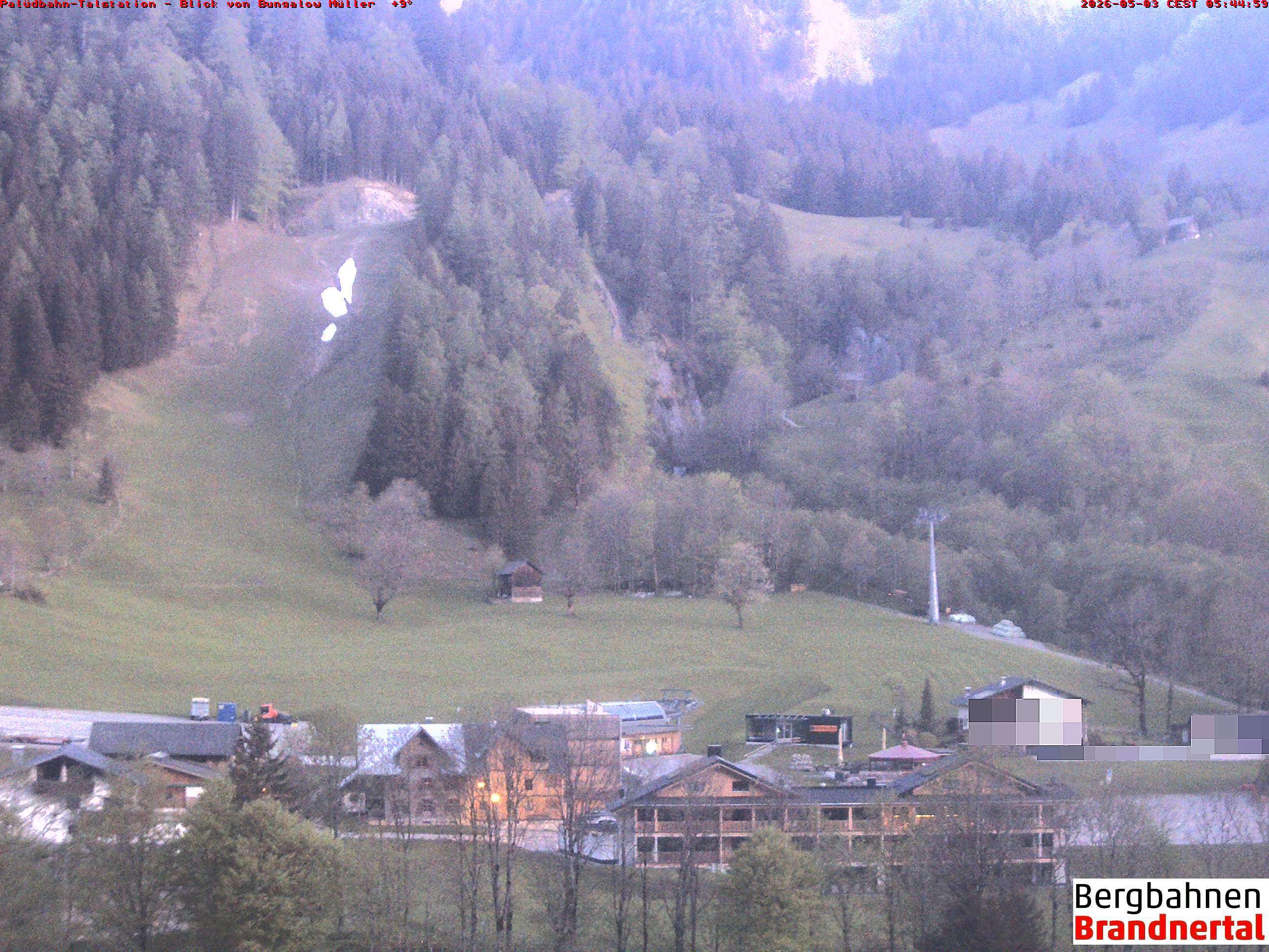 Blick auf Palüdbahn von Bungalow Müller