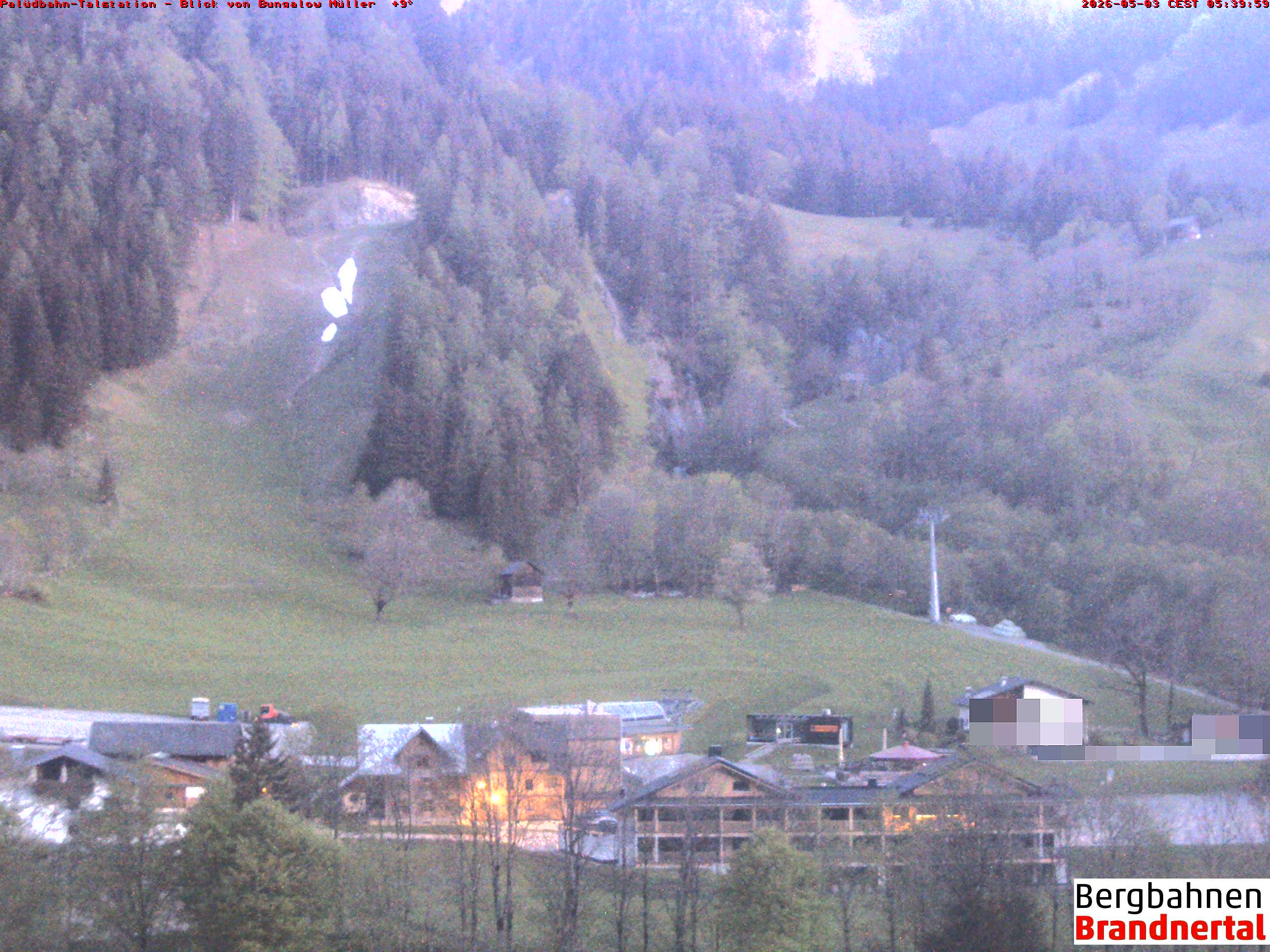 Blick auf Palüdbahn von Bungalow Müller