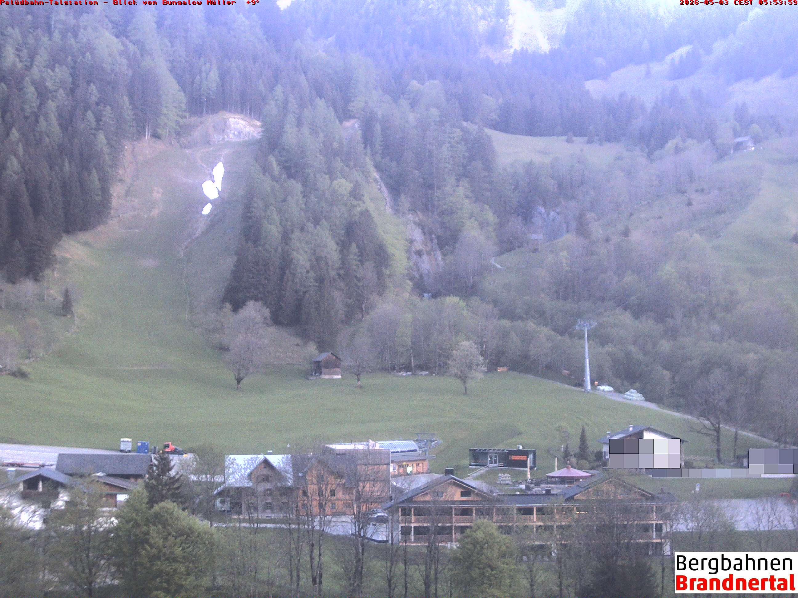 Blick auf Palüdbahn von Bungalow Müller