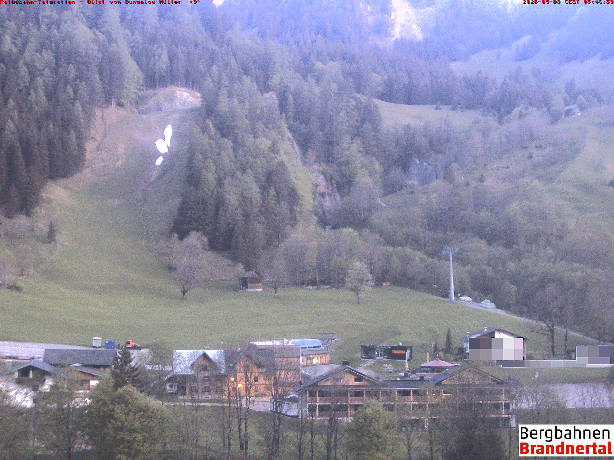 Blick auf Palüdbahn von Bungalow Müller