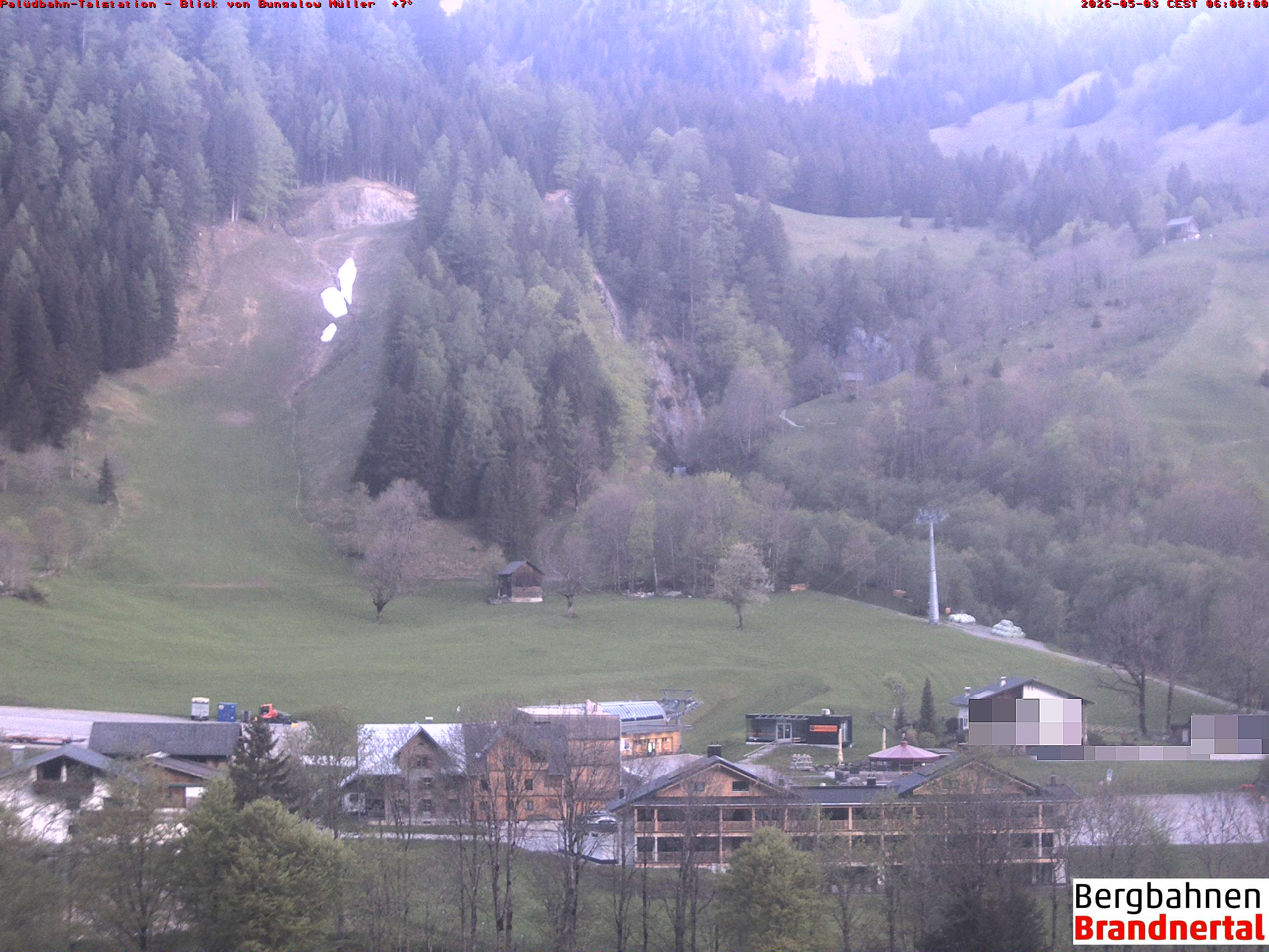 Blick auf Palüdbahn von Bungalow Müller