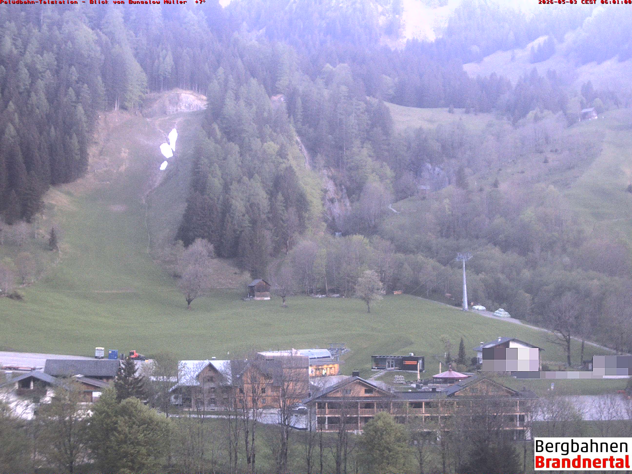 Blick auf Palüdbahn von Bungalow Müller