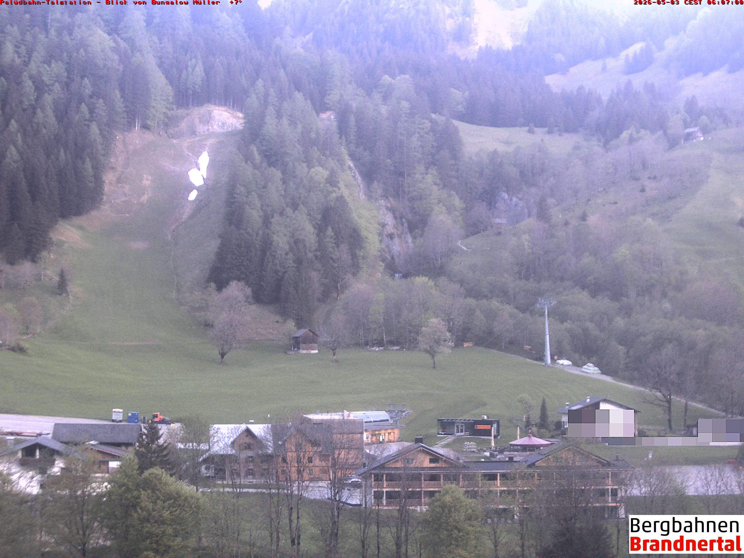 Blick auf Palüdbahn von Bungalow Müller