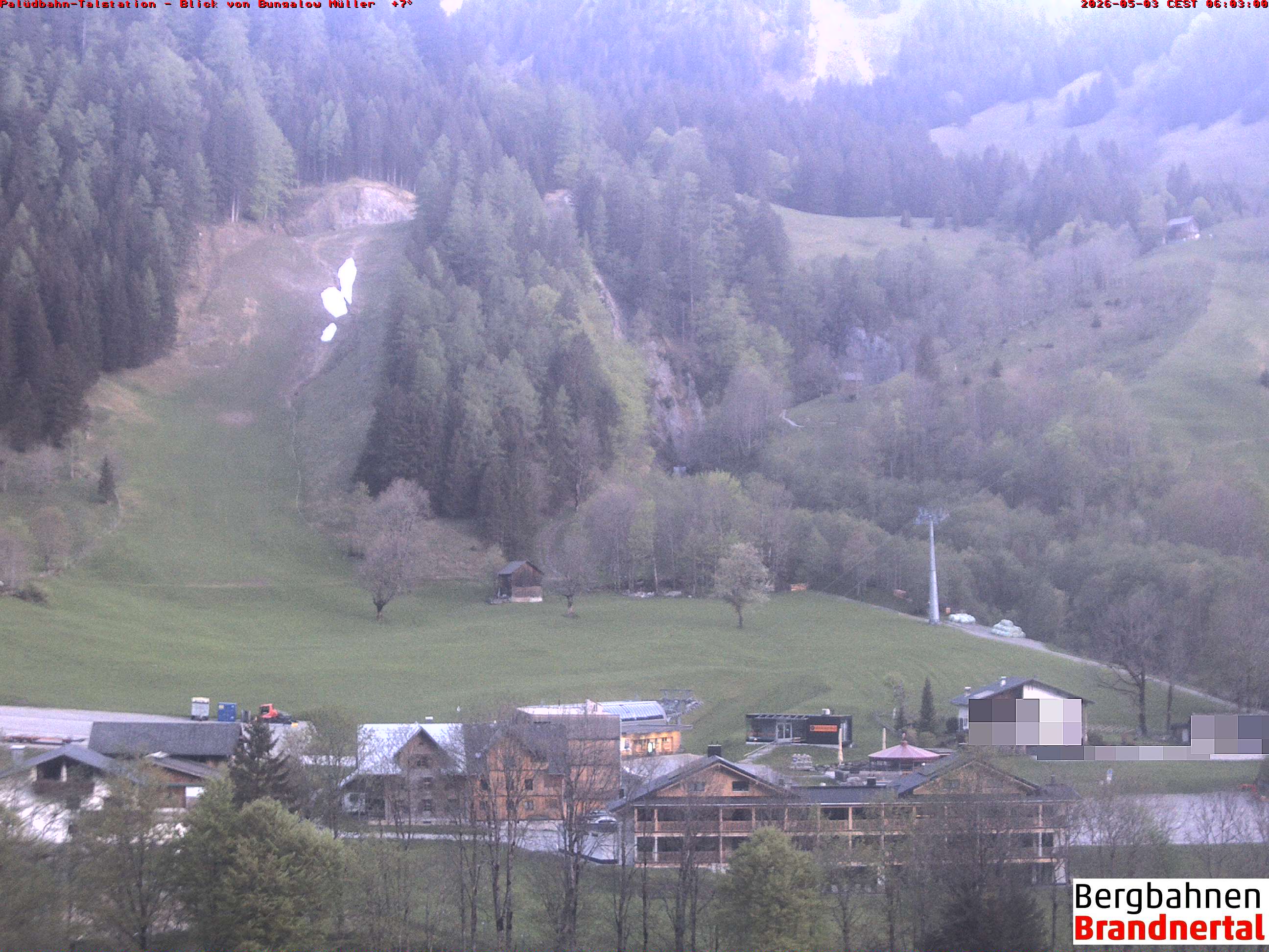 Blick auf Palüdbahn von Bungalow Müller