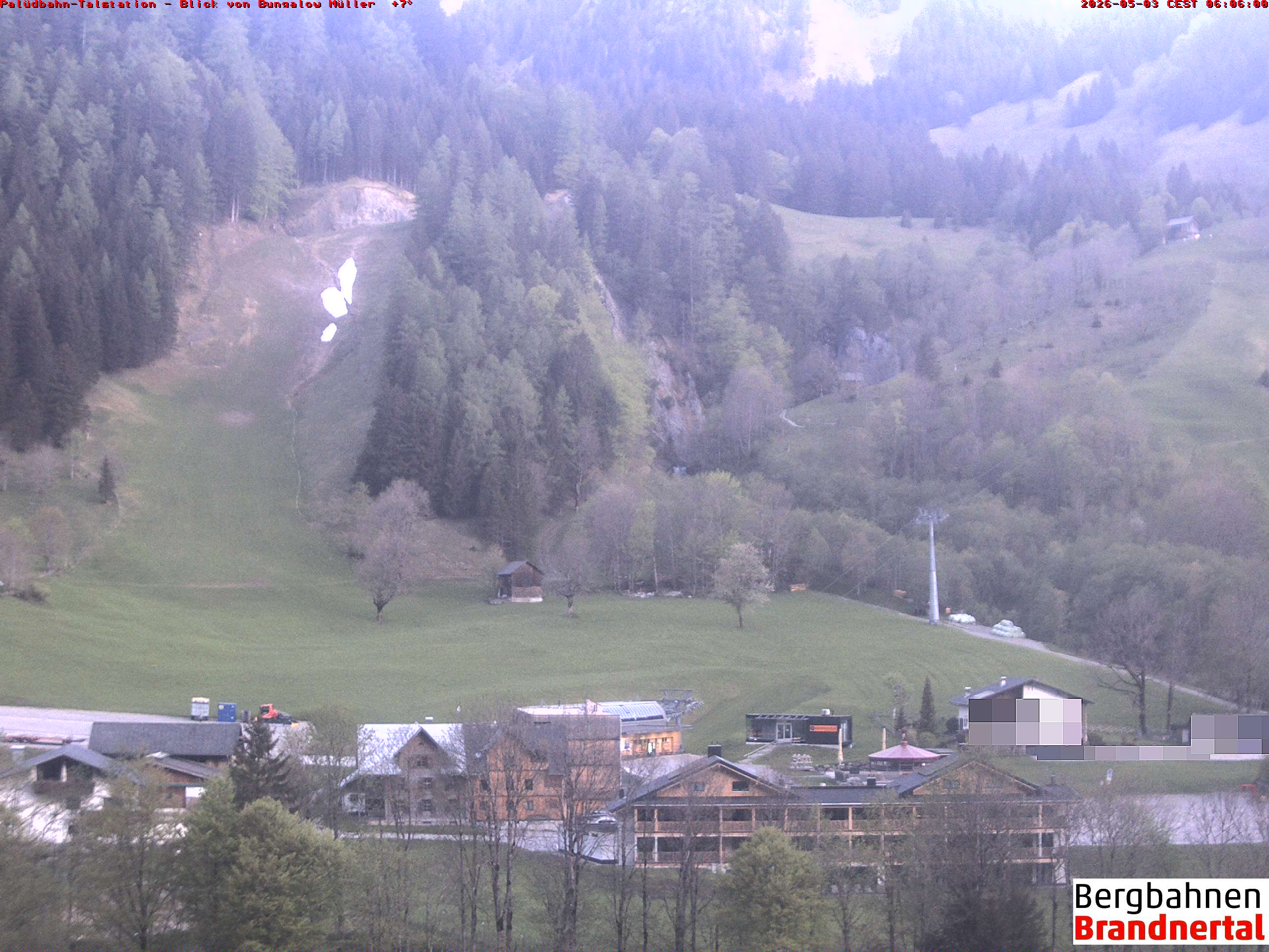 Blick auf Palüdbahn von Bungalow Müller