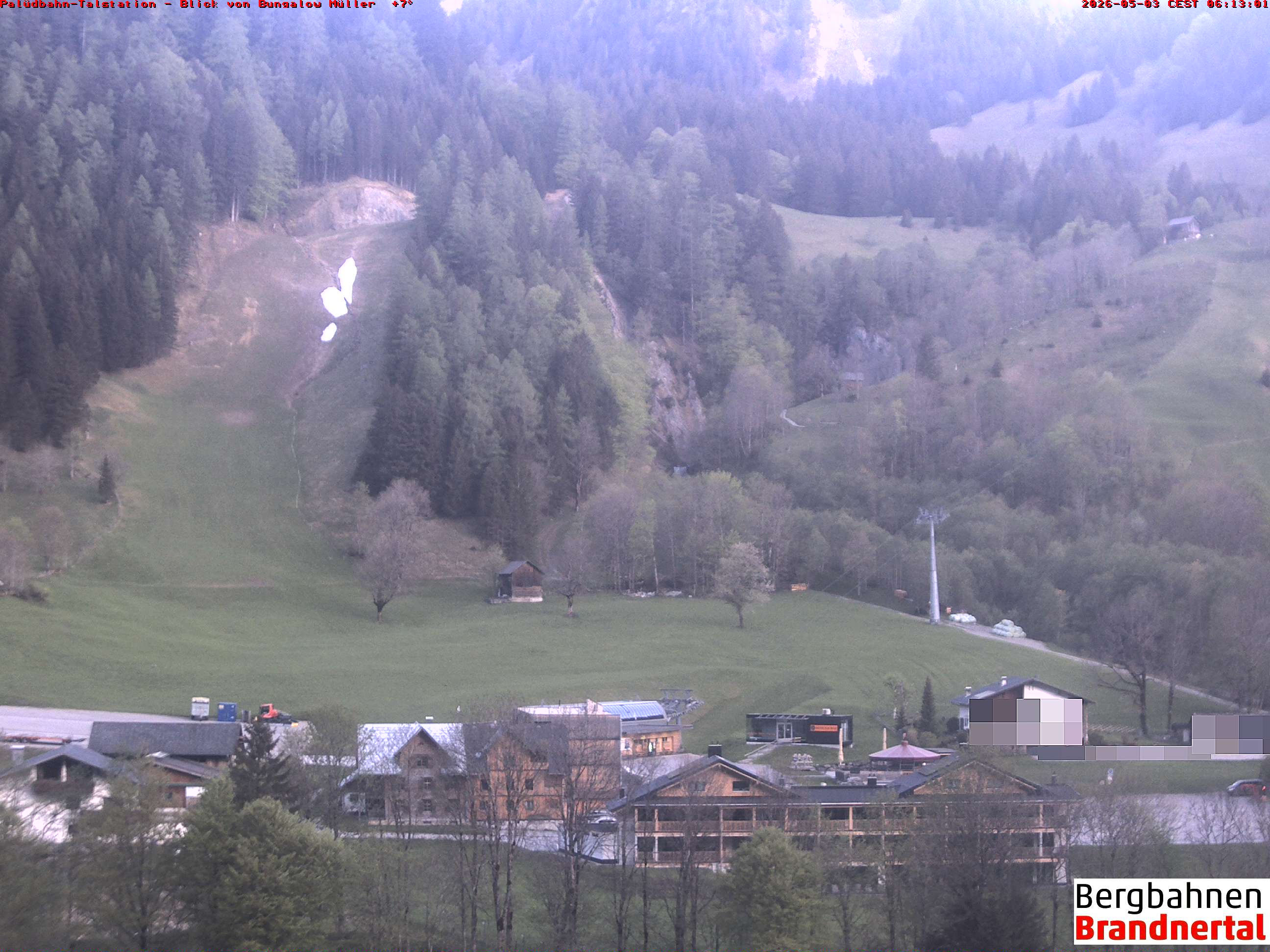 Blick auf Palüdbahn von Bungalow Müller