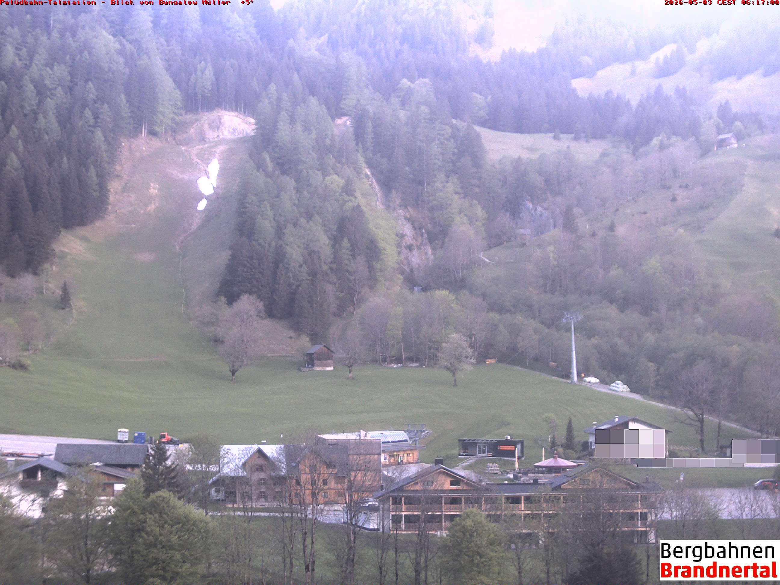 Blick auf Palüdbahn von Bungalow Müller
