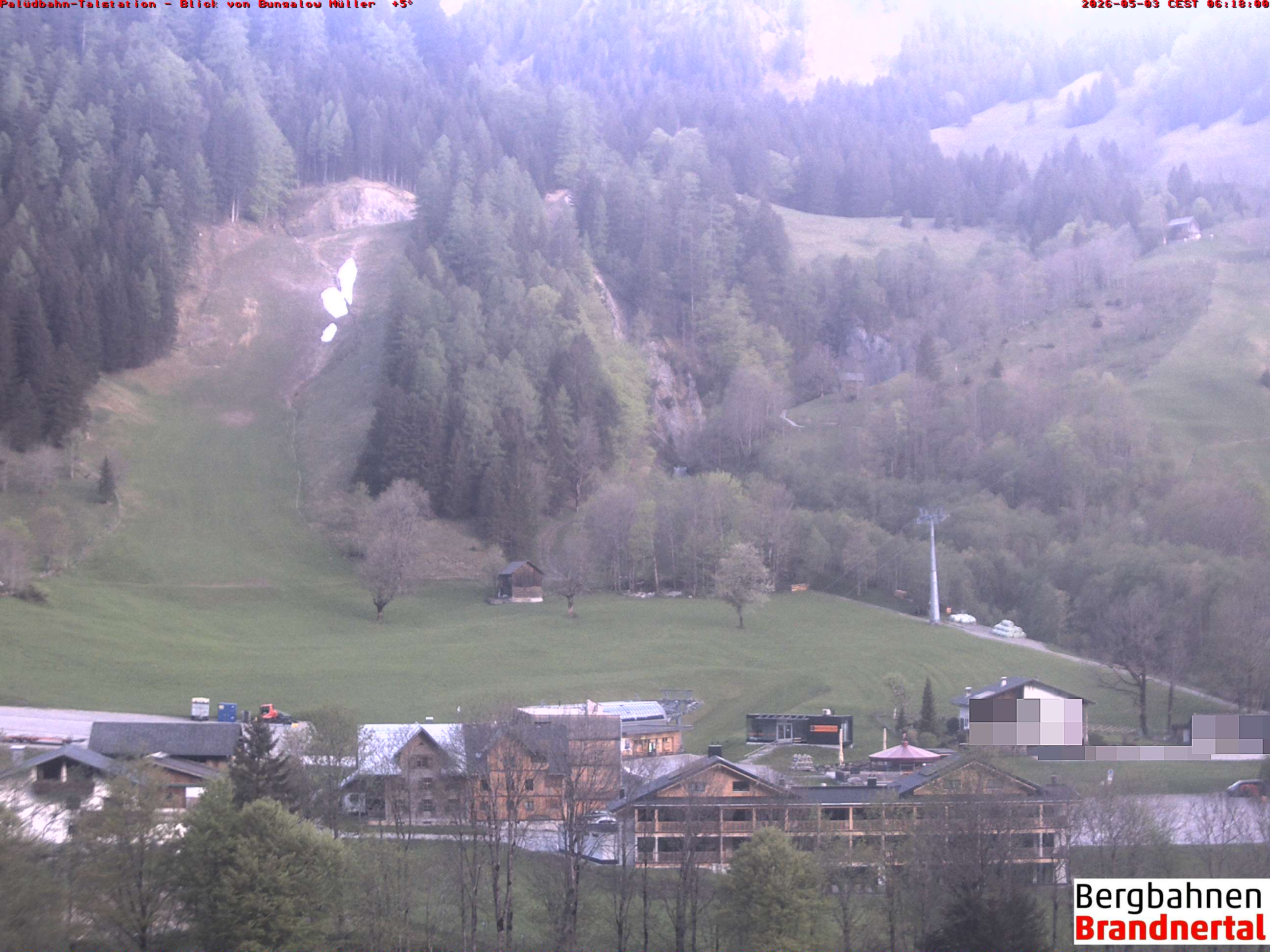 Blick auf Palüdbahn von Bungalow Müller
