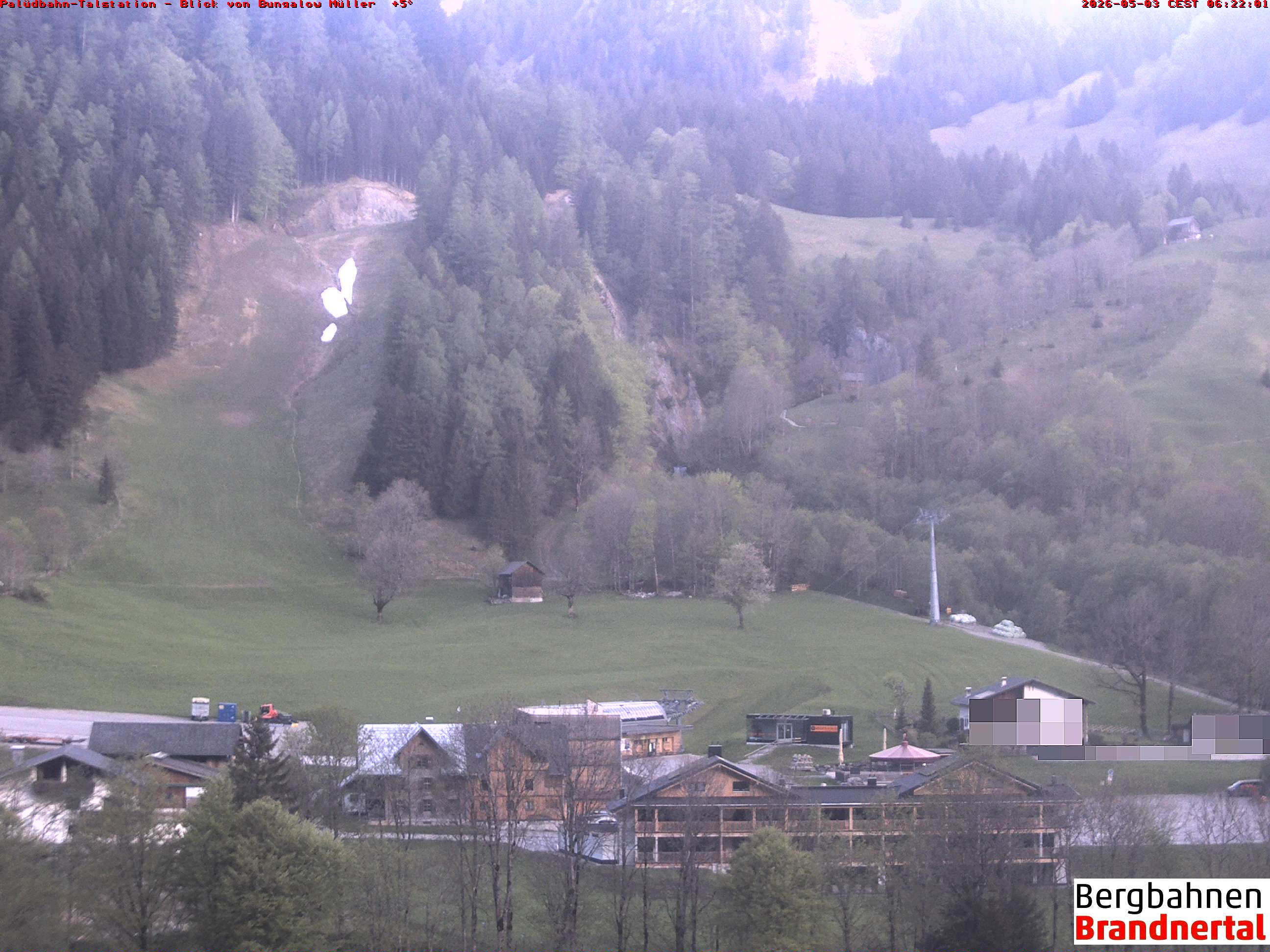 Blick auf Palüdbahn von Bungalow Müller