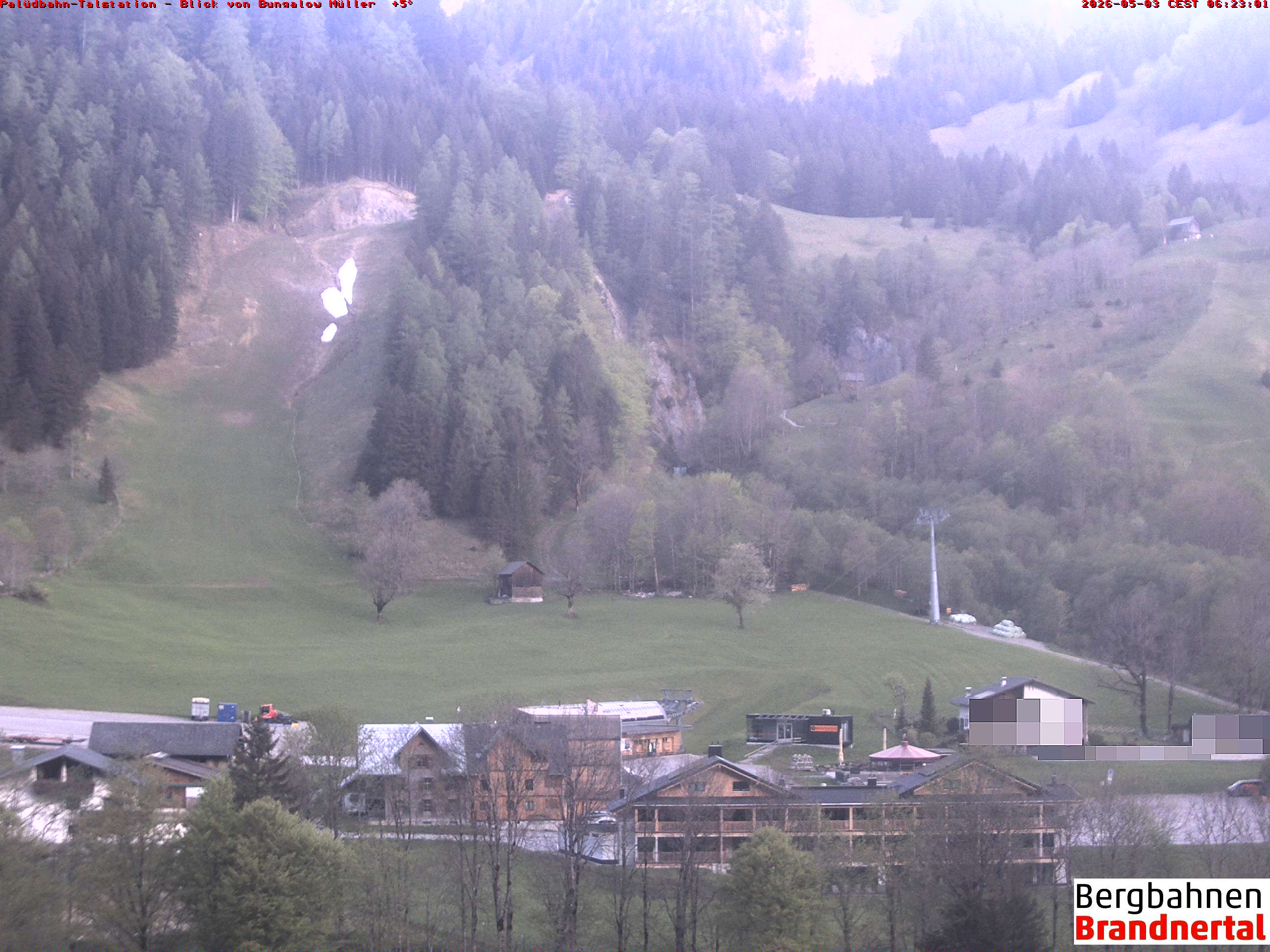 Blick auf Palüdbahn von Bungalow Müller