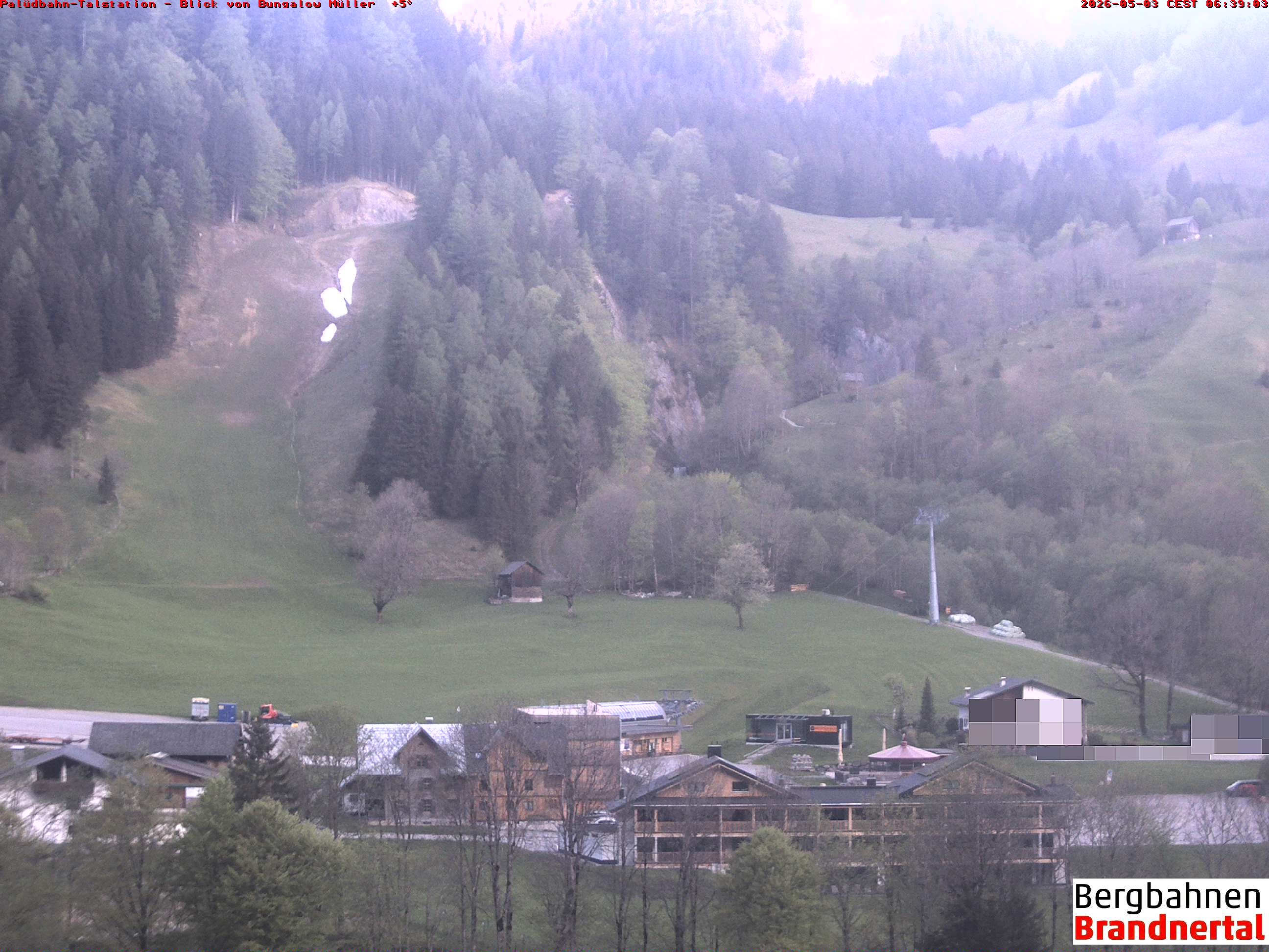Blick auf Palüdbahn von Bungalow Müller