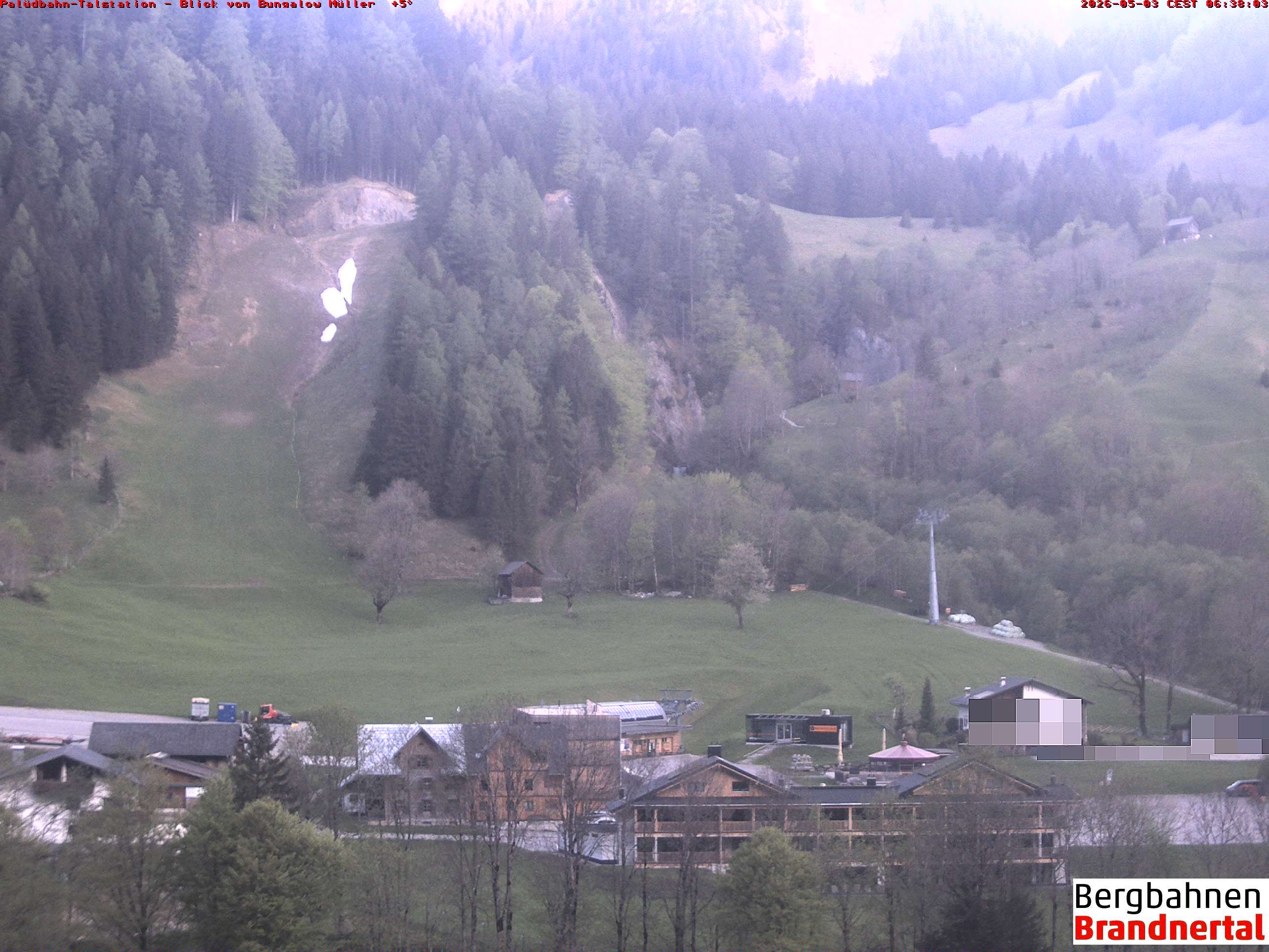 Blick auf Palüdbahn von Bungalow Müller
