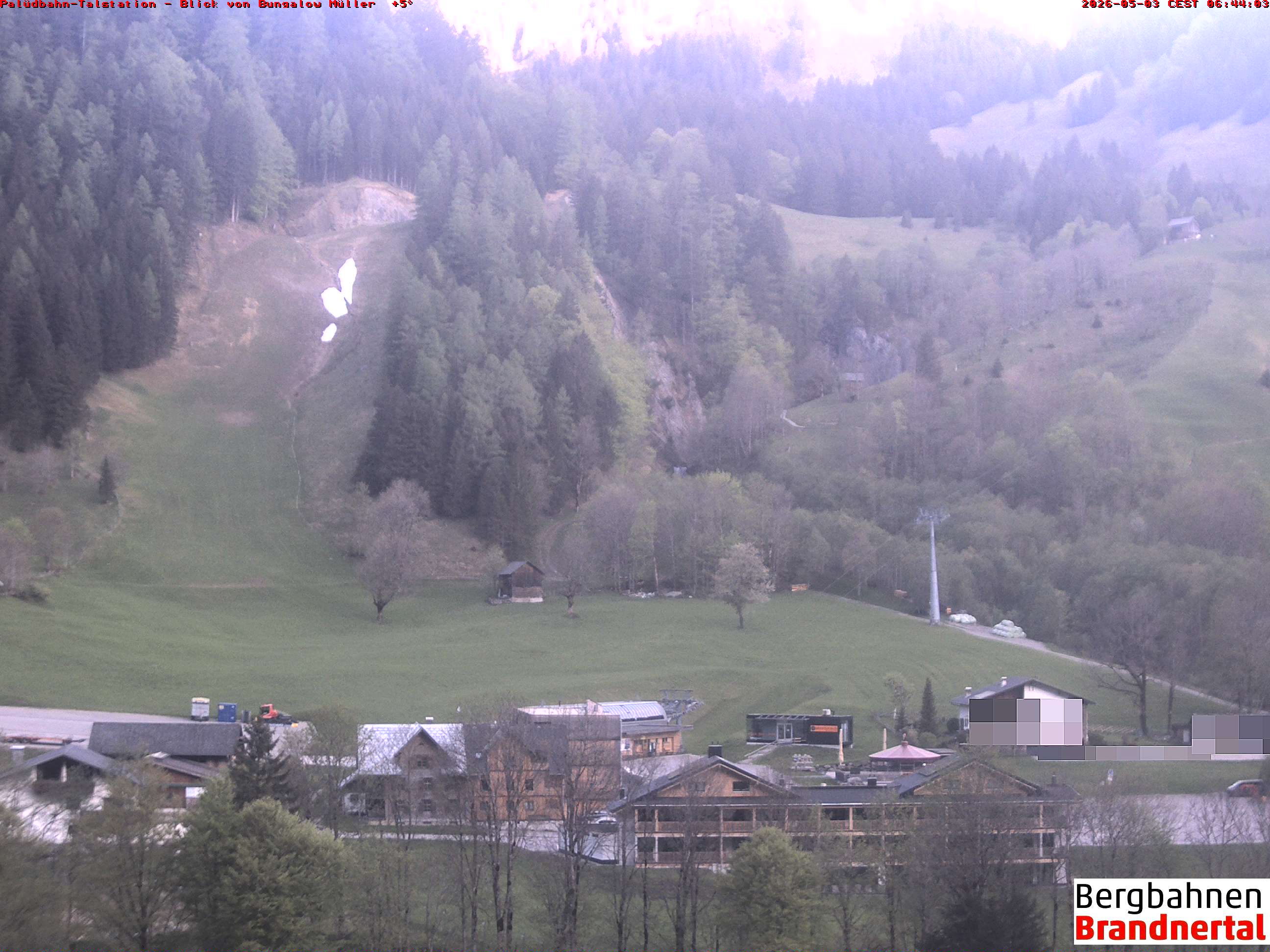 Blick auf Palüdbahn von Bungalow Müller