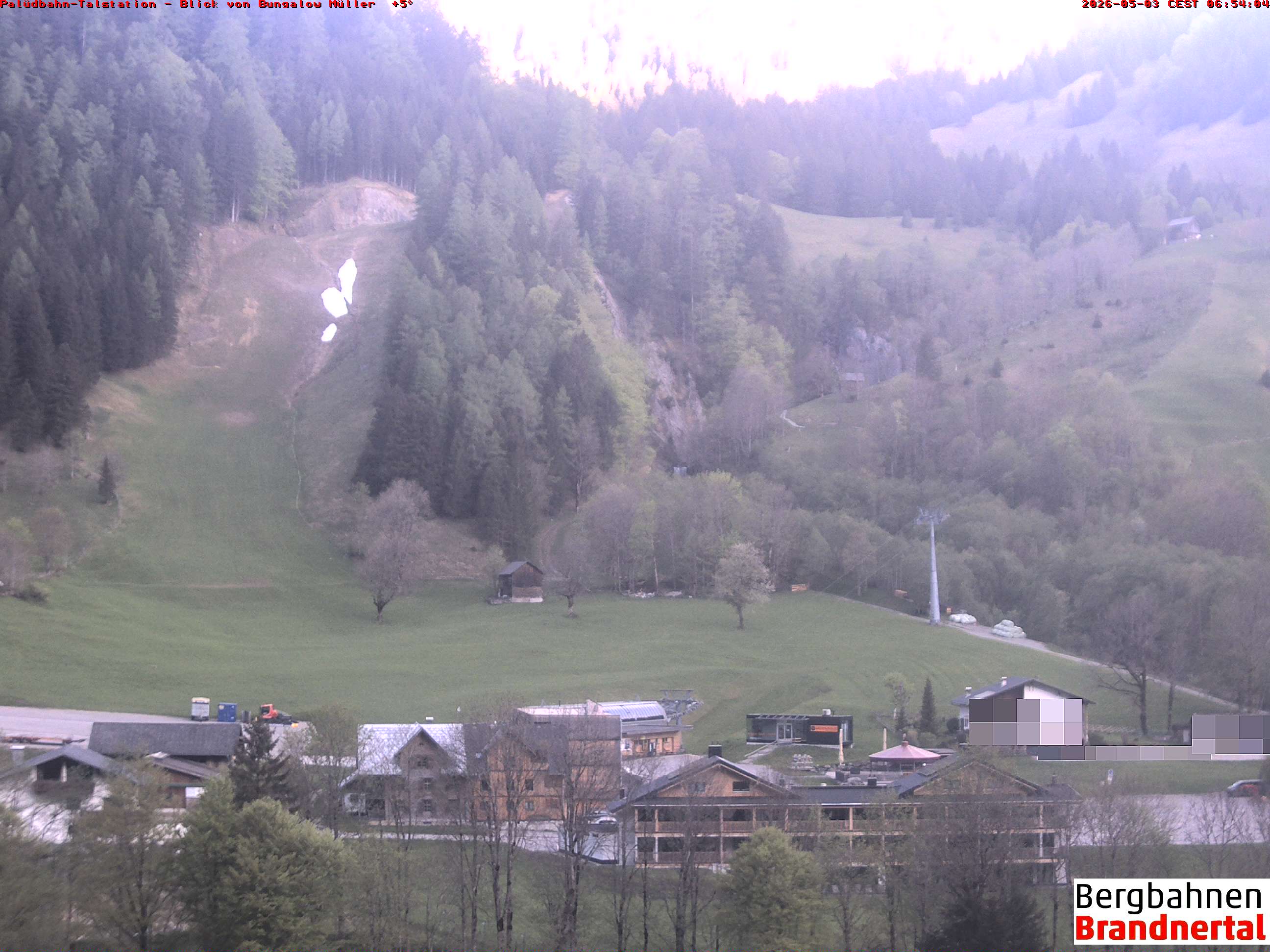 Blick auf Palüdbahn von Bungalow Müller