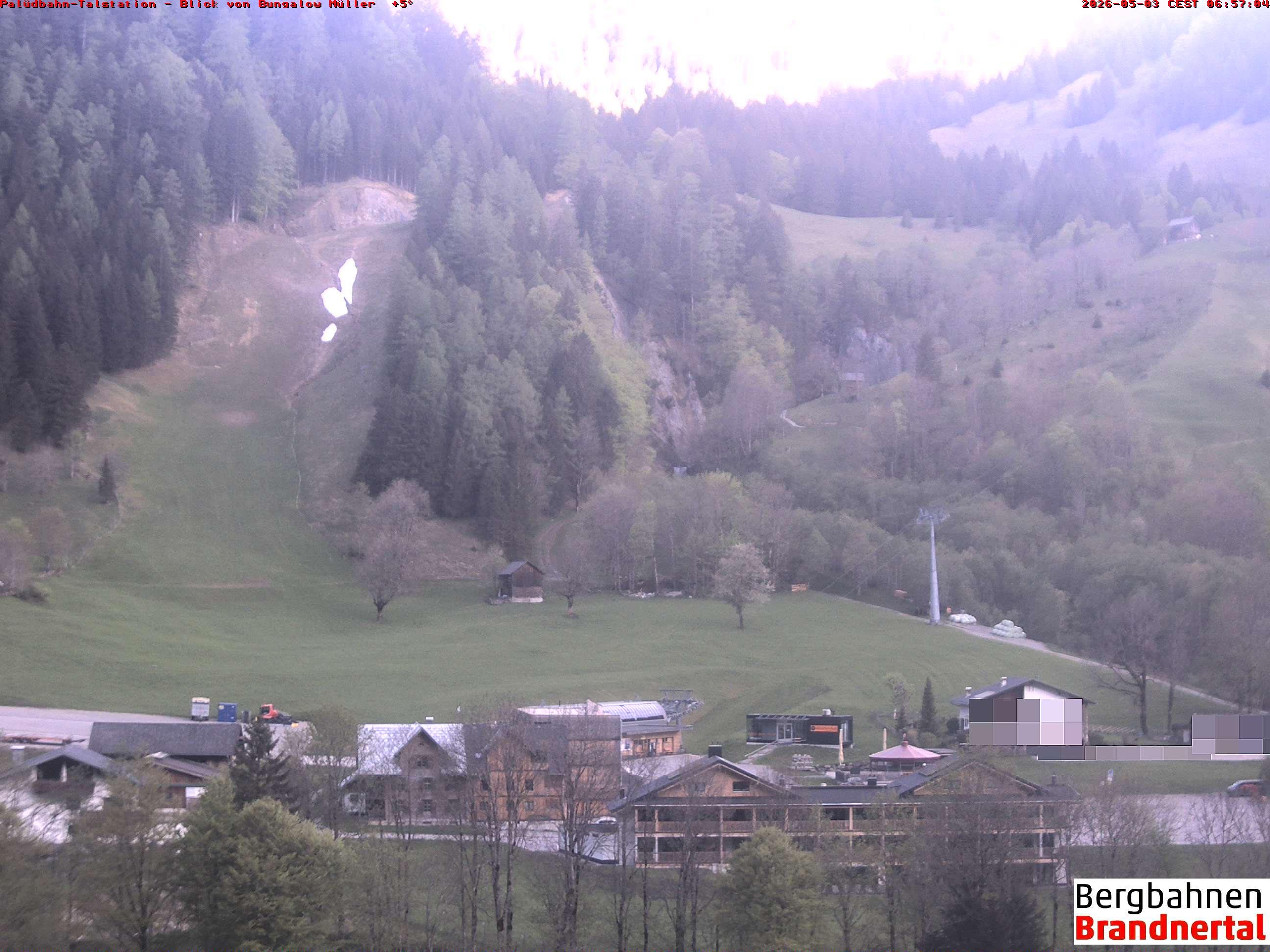 Blick auf Palüdbahn von Bungalow Müller