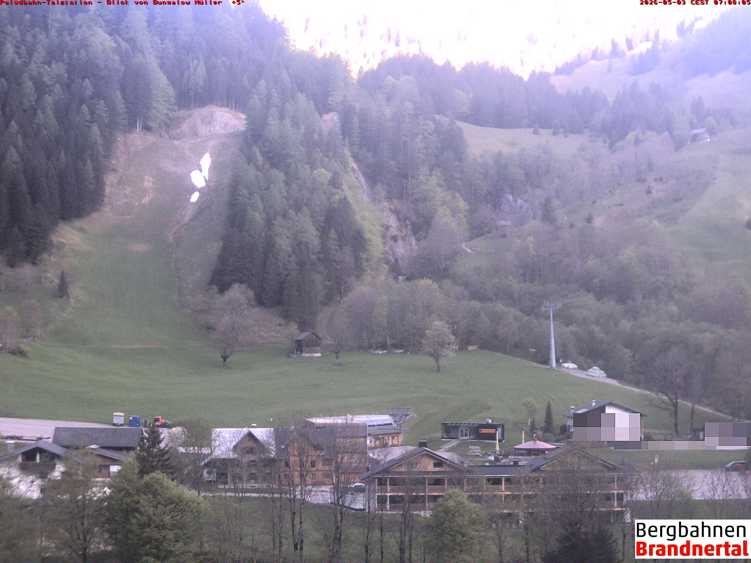 Blick auf Palüdbahn von Bungalow Müller