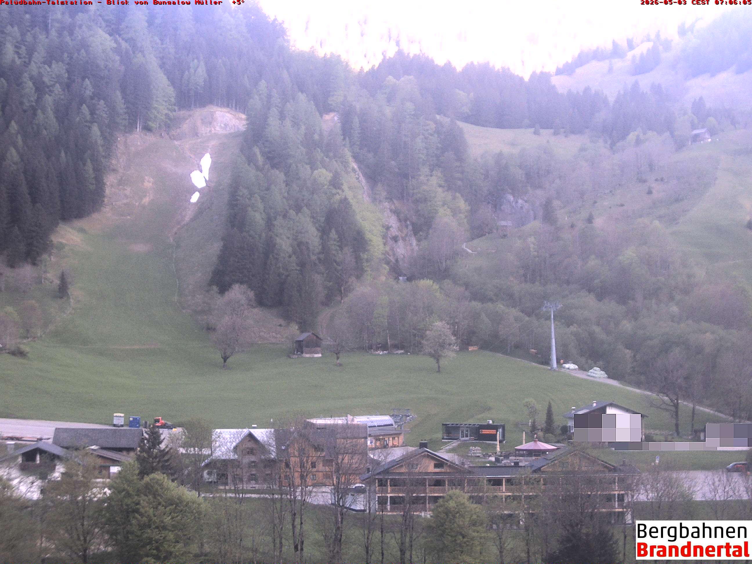 Blick auf Palüdbahn von Bungalow Müller
