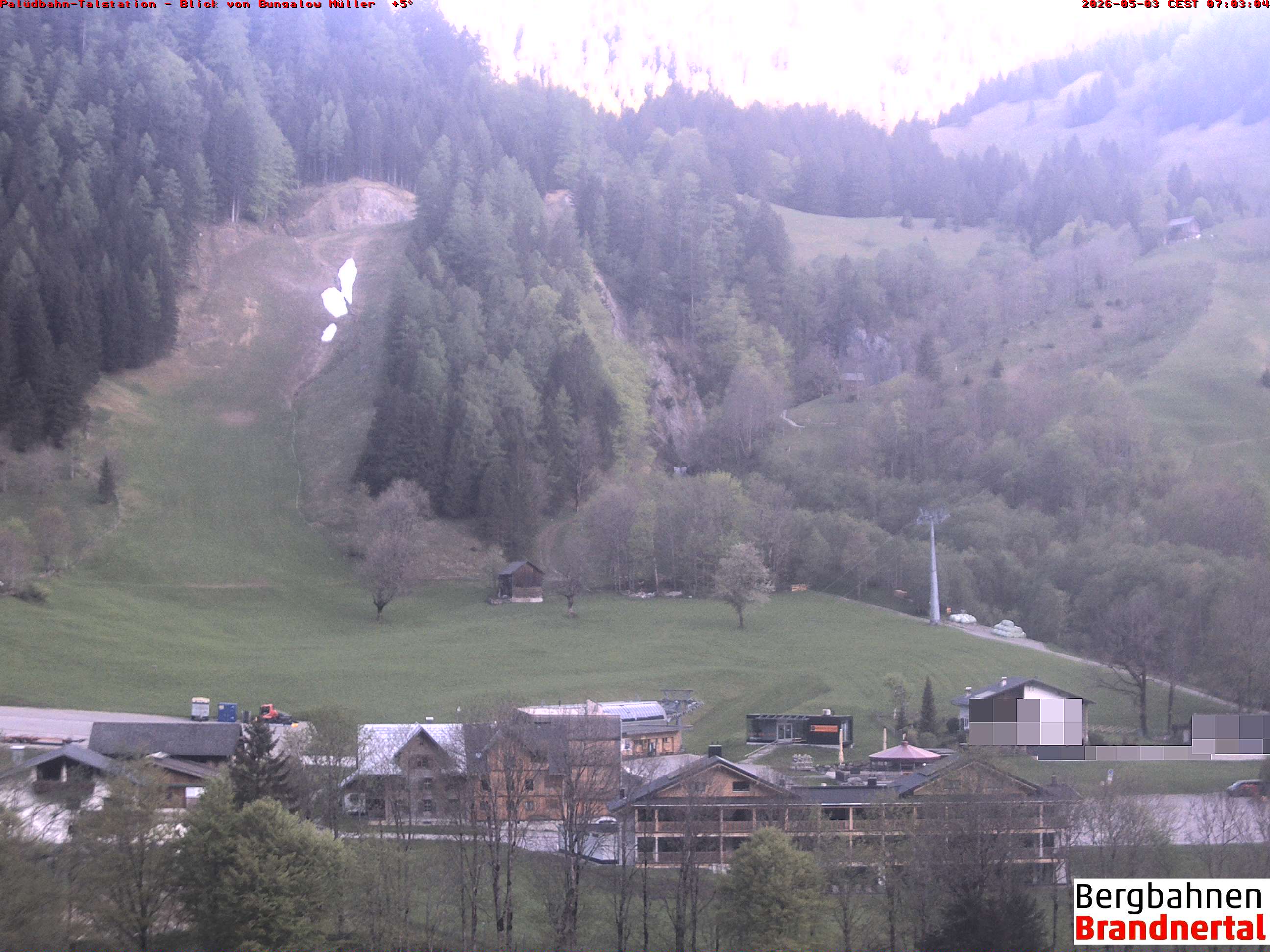 Blick auf Palüdbahn von Bungalow Müller