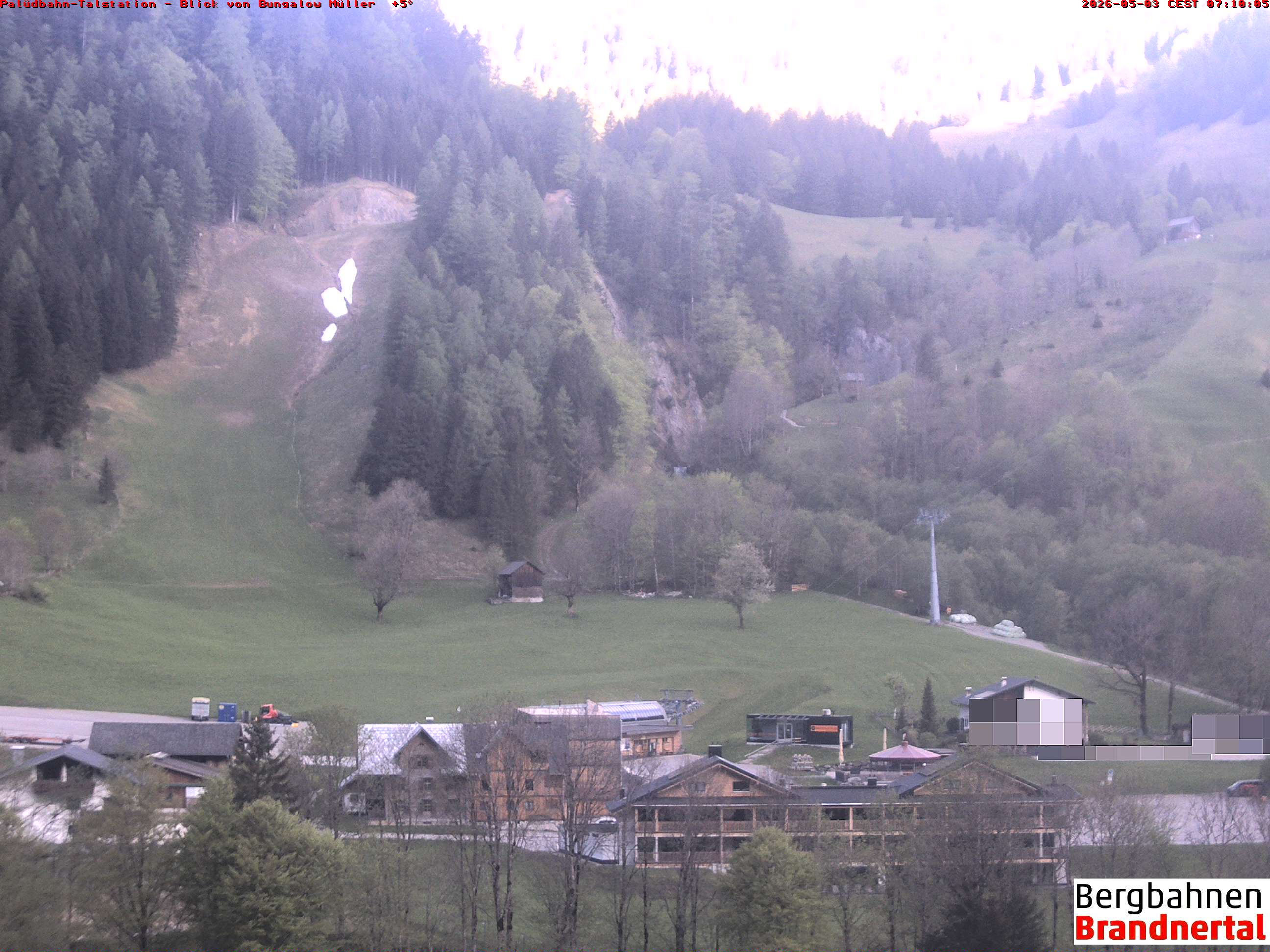 Blick auf Palüdbahn von Bungalow Müller