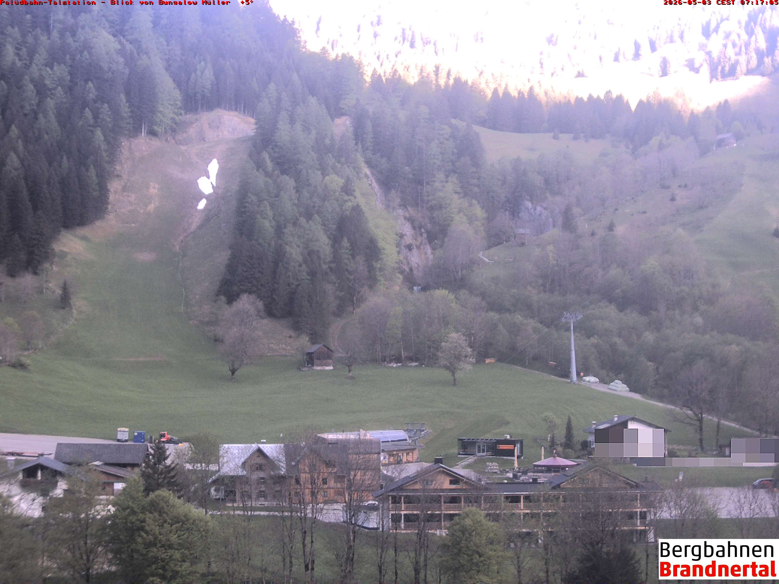 Blick auf Palüdbahn von Bungalow Müller