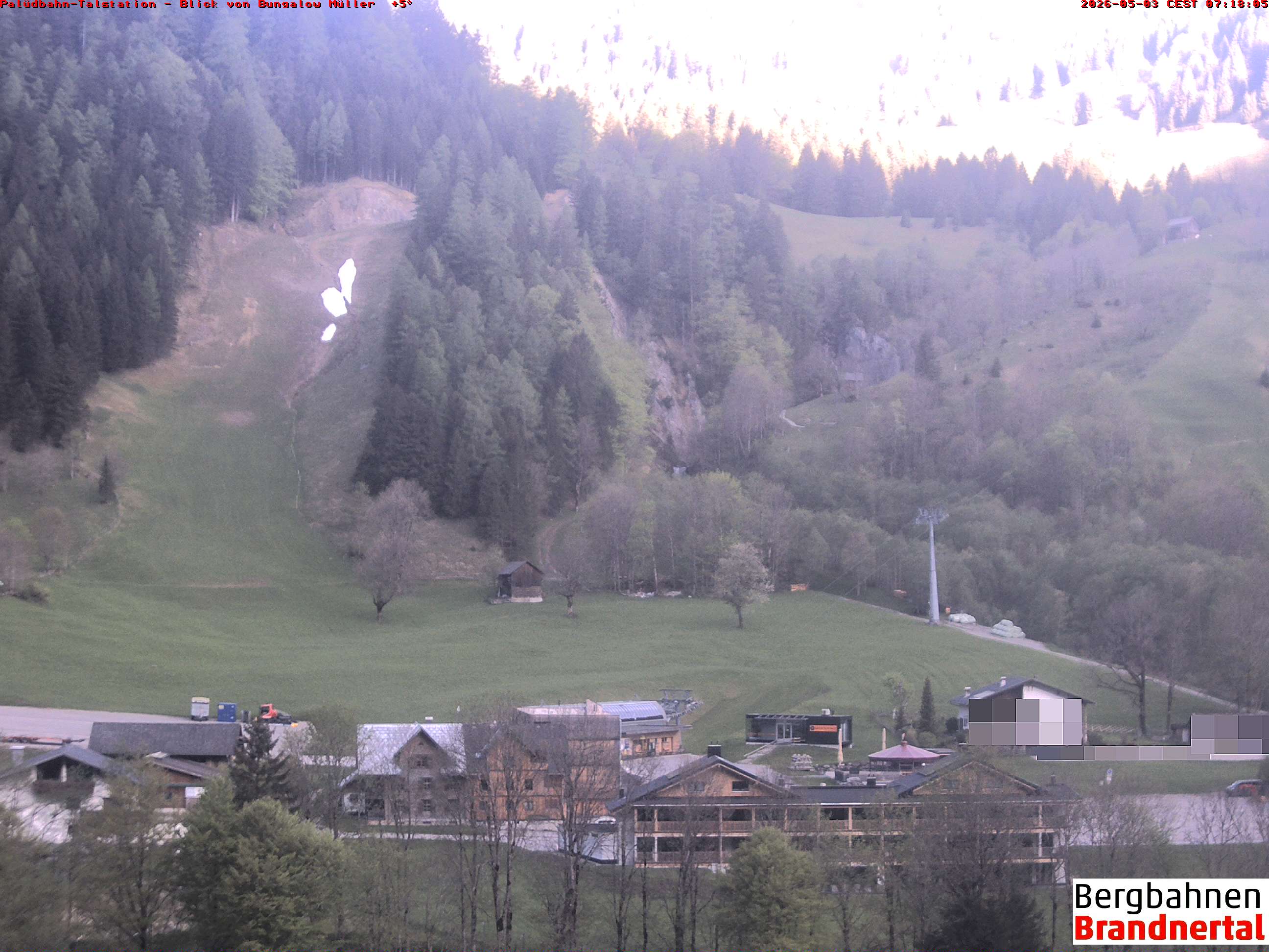 Blick auf Palüdbahn von Bungalow Müller