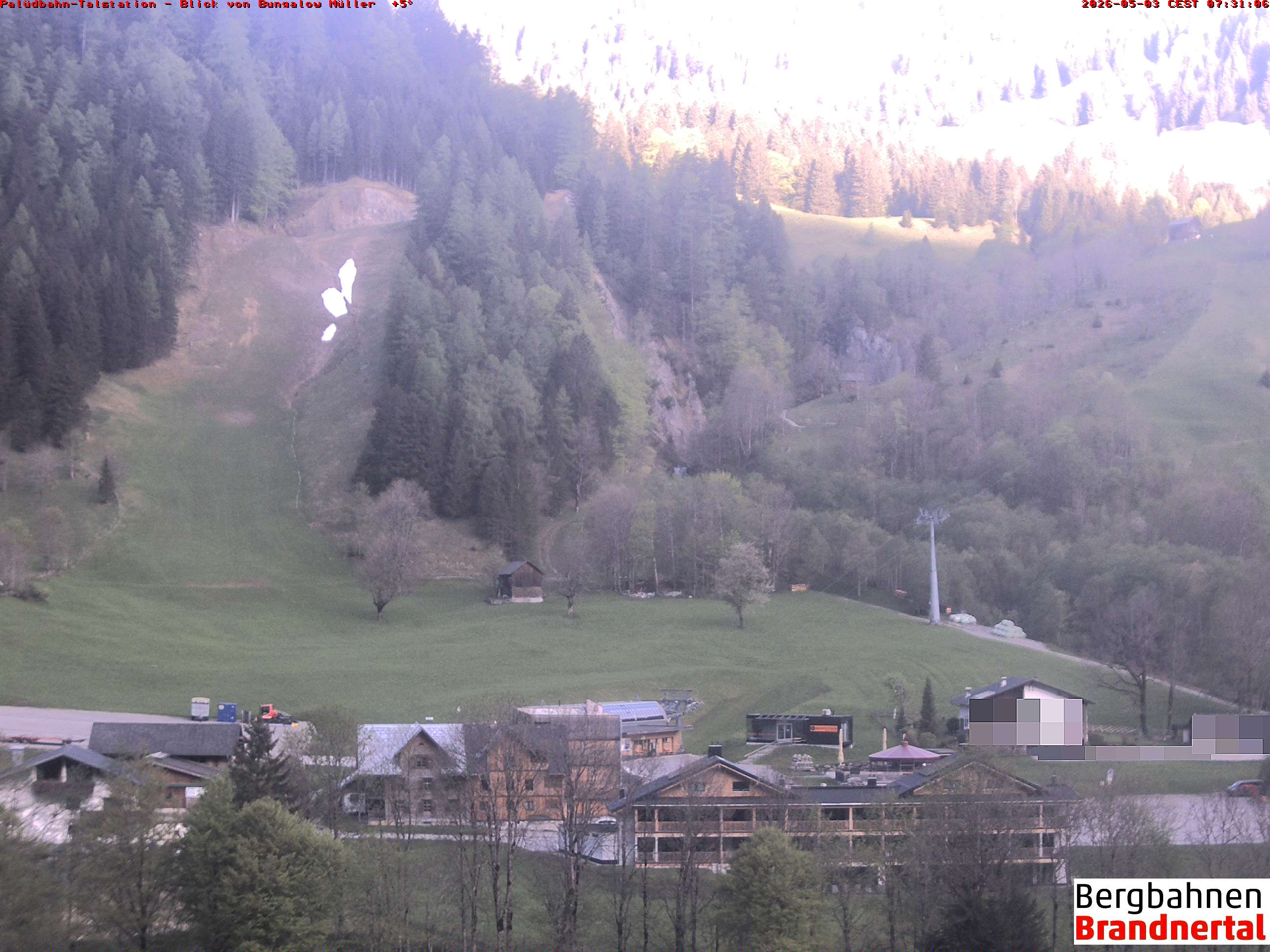 Blick auf Palüdbahn von Bungalow Müller