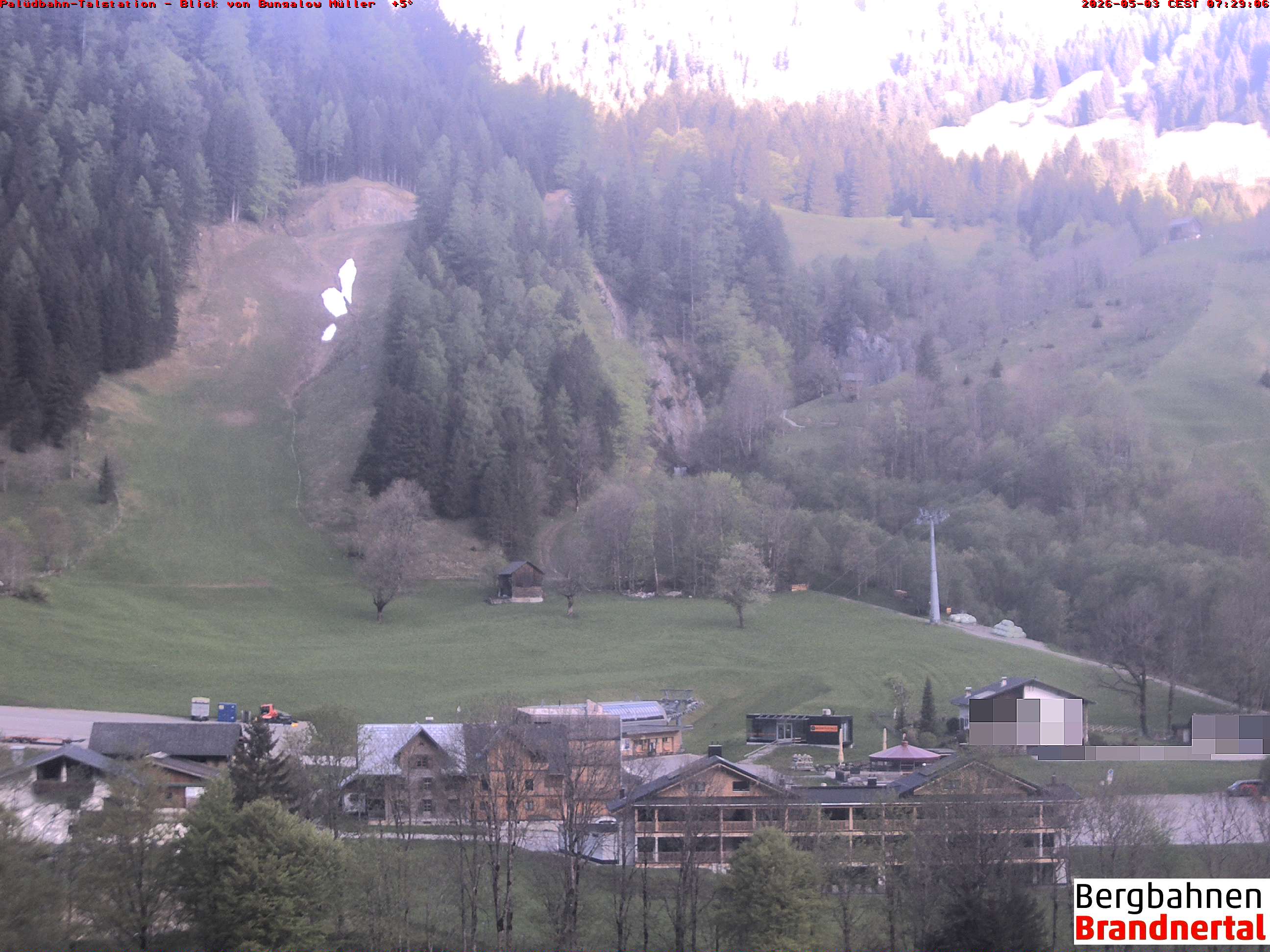 Blick auf Palüdbahn von Bungalow Müller