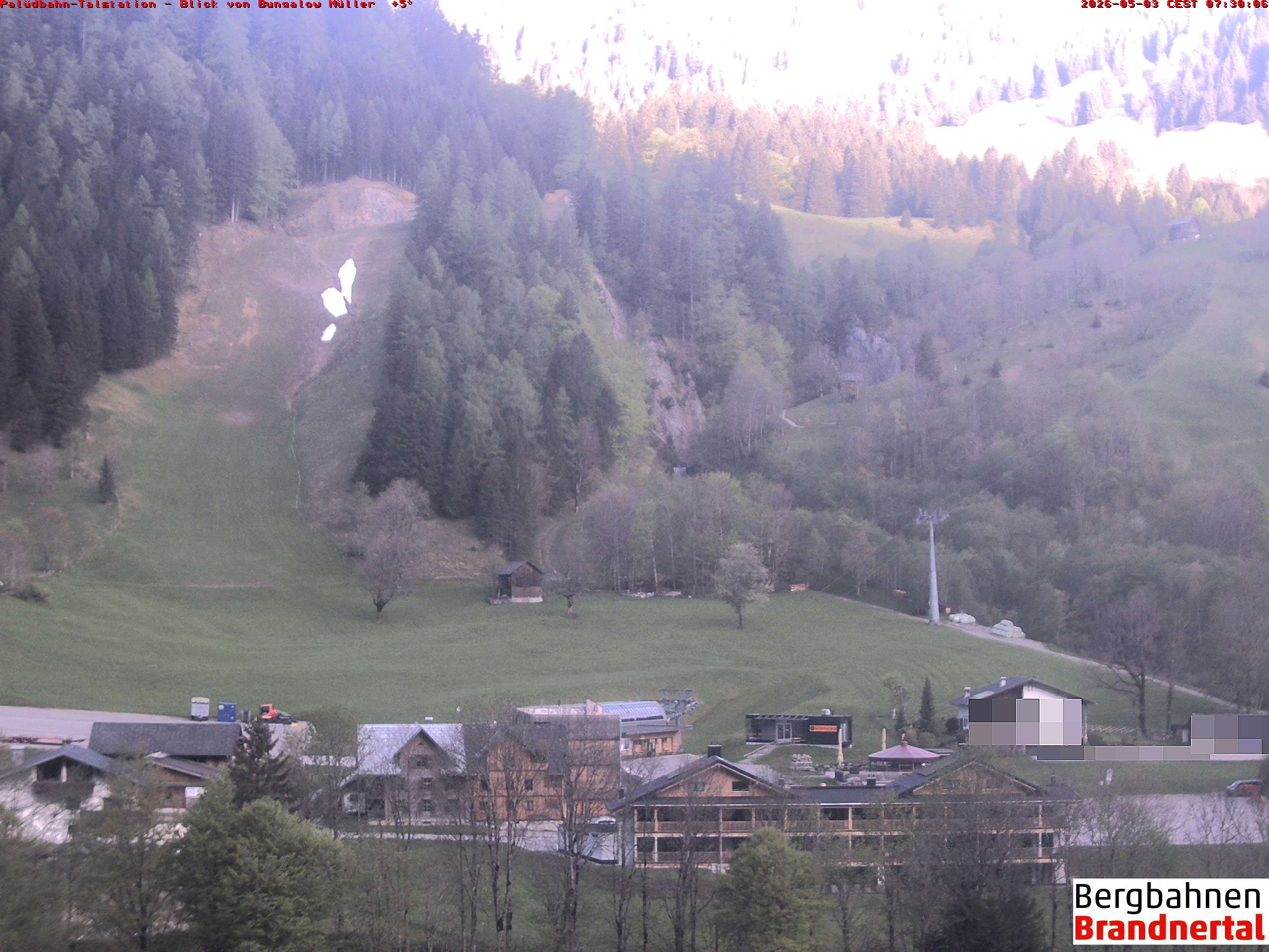Blick auf Palüdbahn von Bungalow Müller