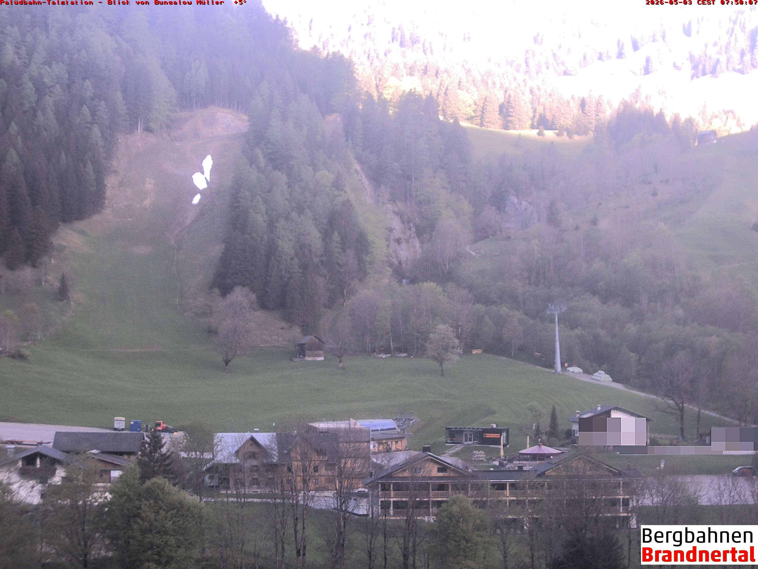 Blick auf Palüdbahn von Bungalow Müller