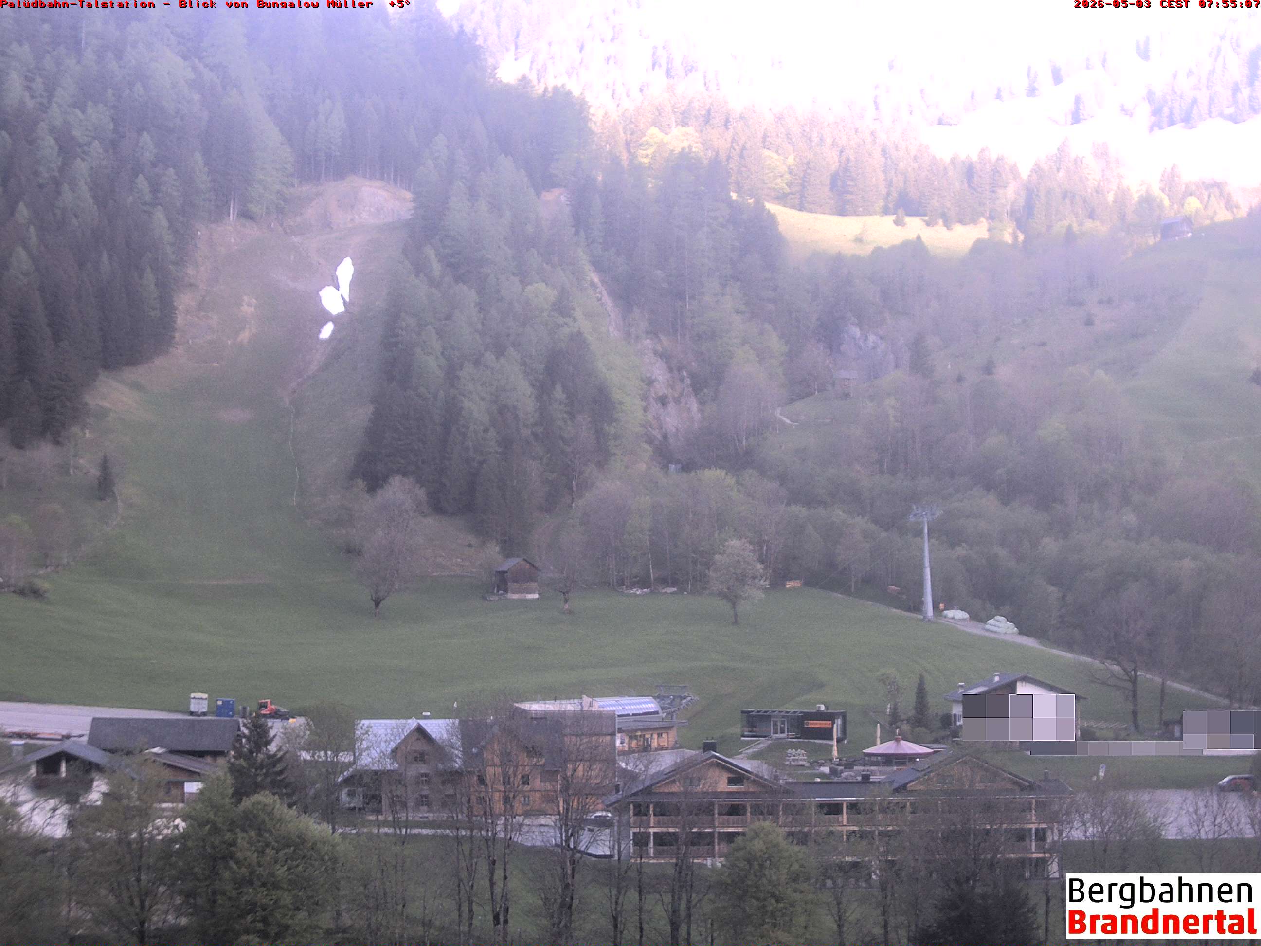 Blick auf Palüdbahn von Bungalow Müller
