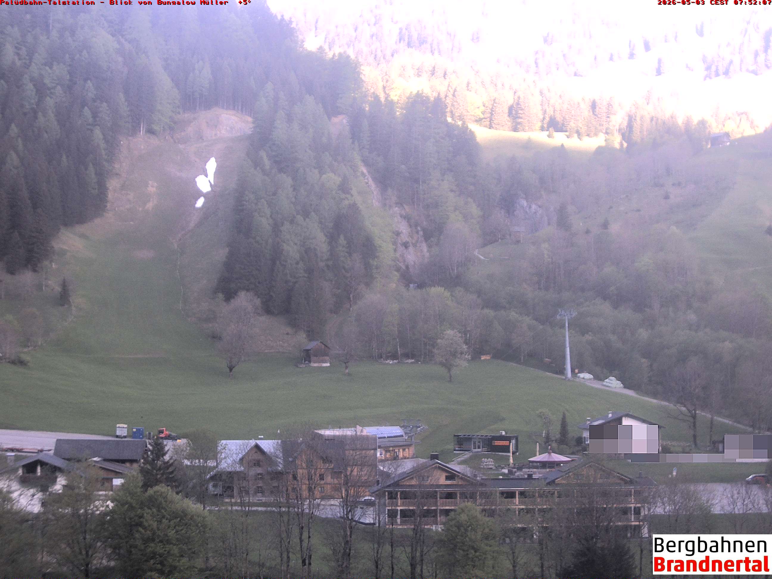 Blick auf Palüdbahn von Bungalow Müller