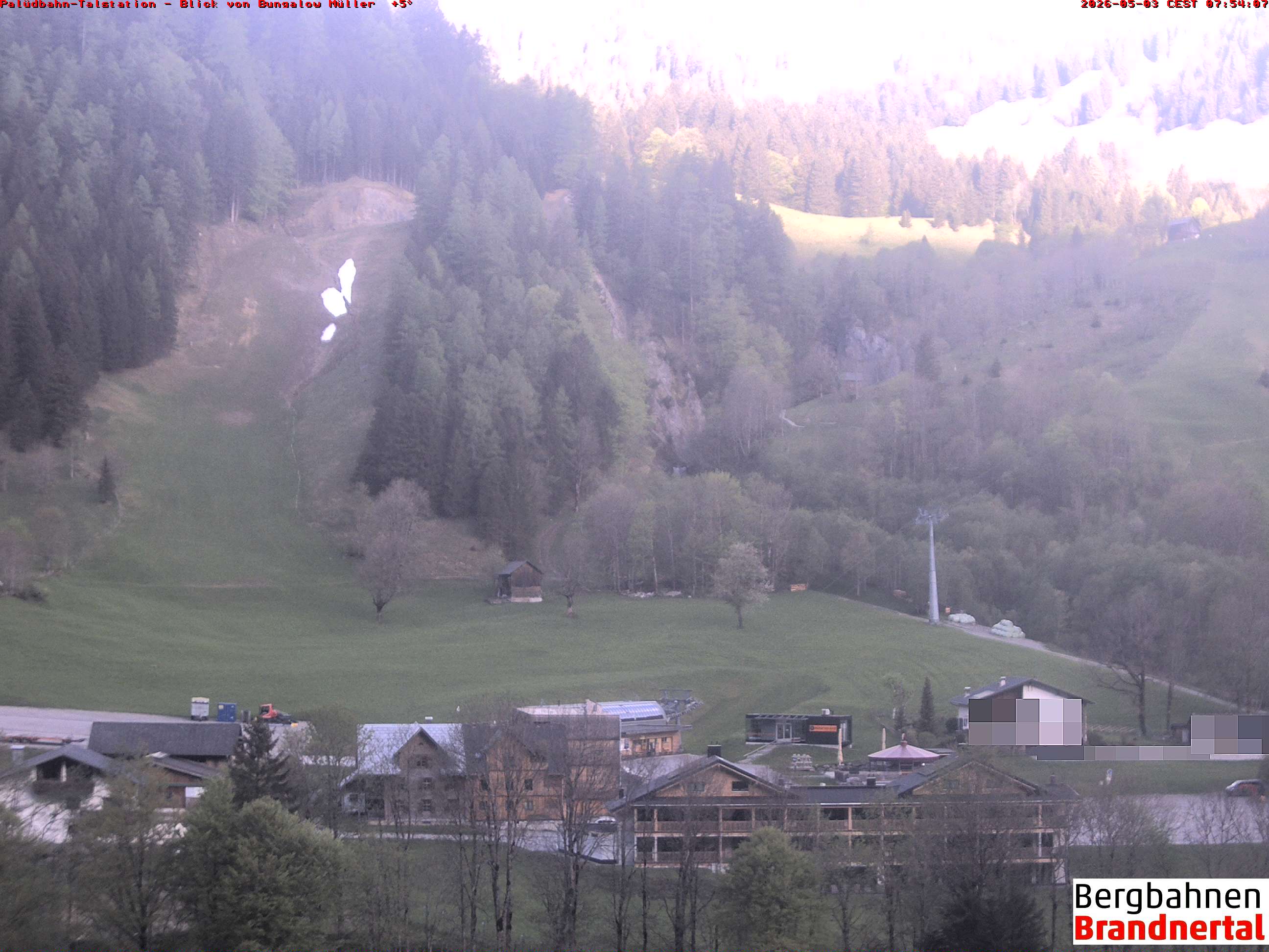 Blick auf Palüdbahn von Bungalow Müller