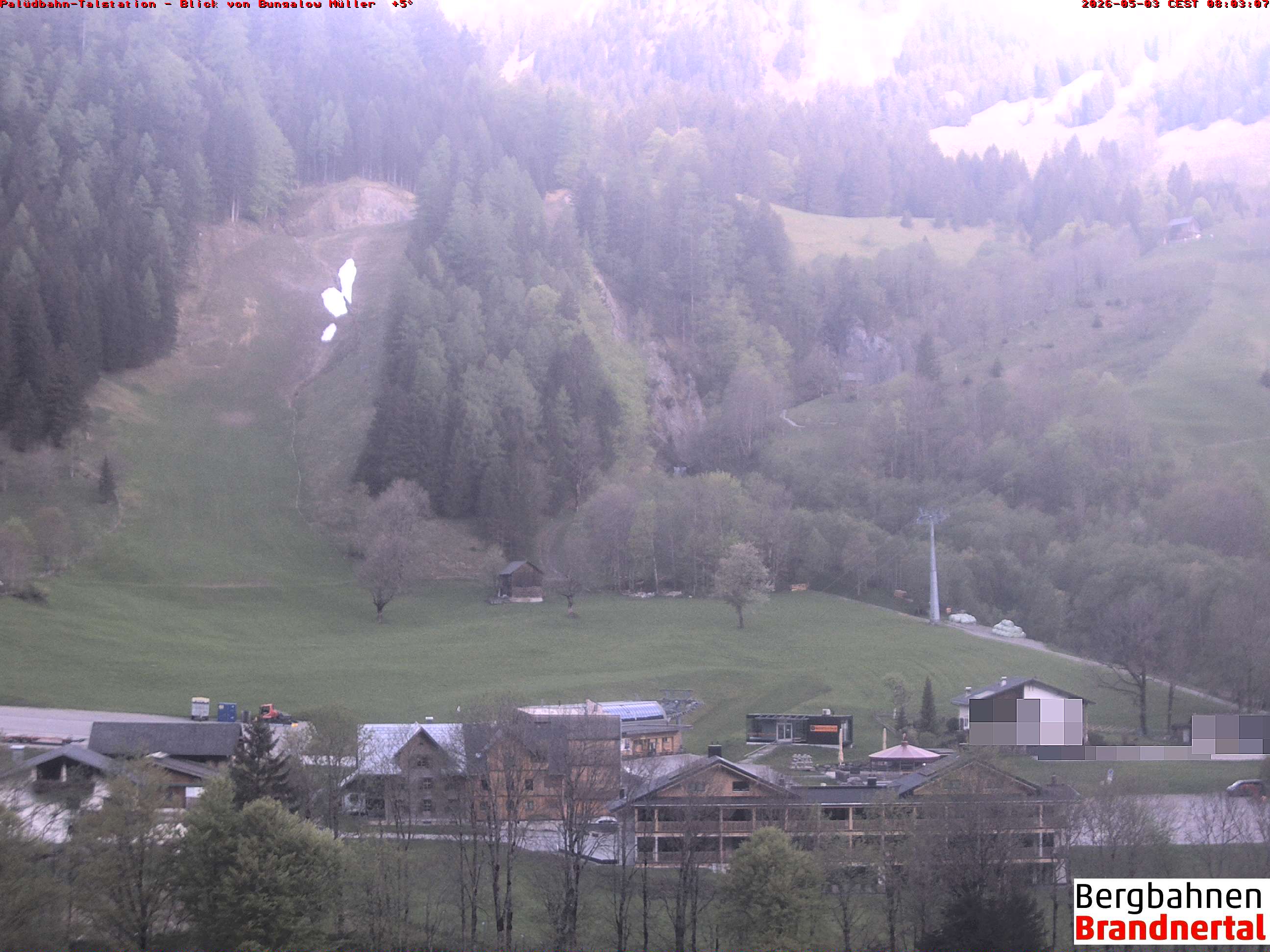 Blick auf Palüdbahn von Bungalow Müller