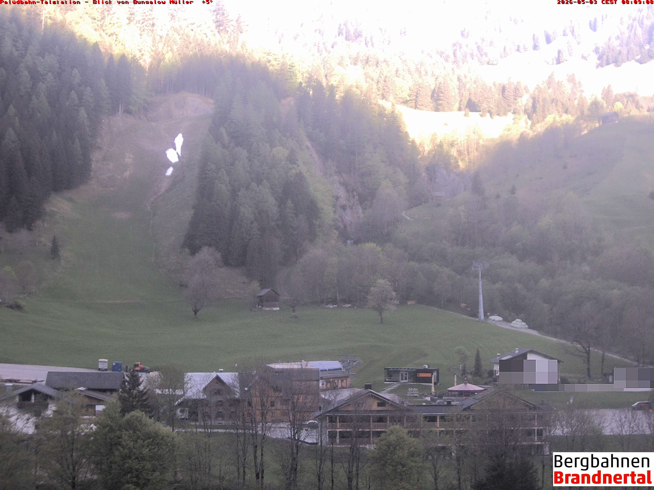 Blick auf Palüdbahn von Bungalow Müller