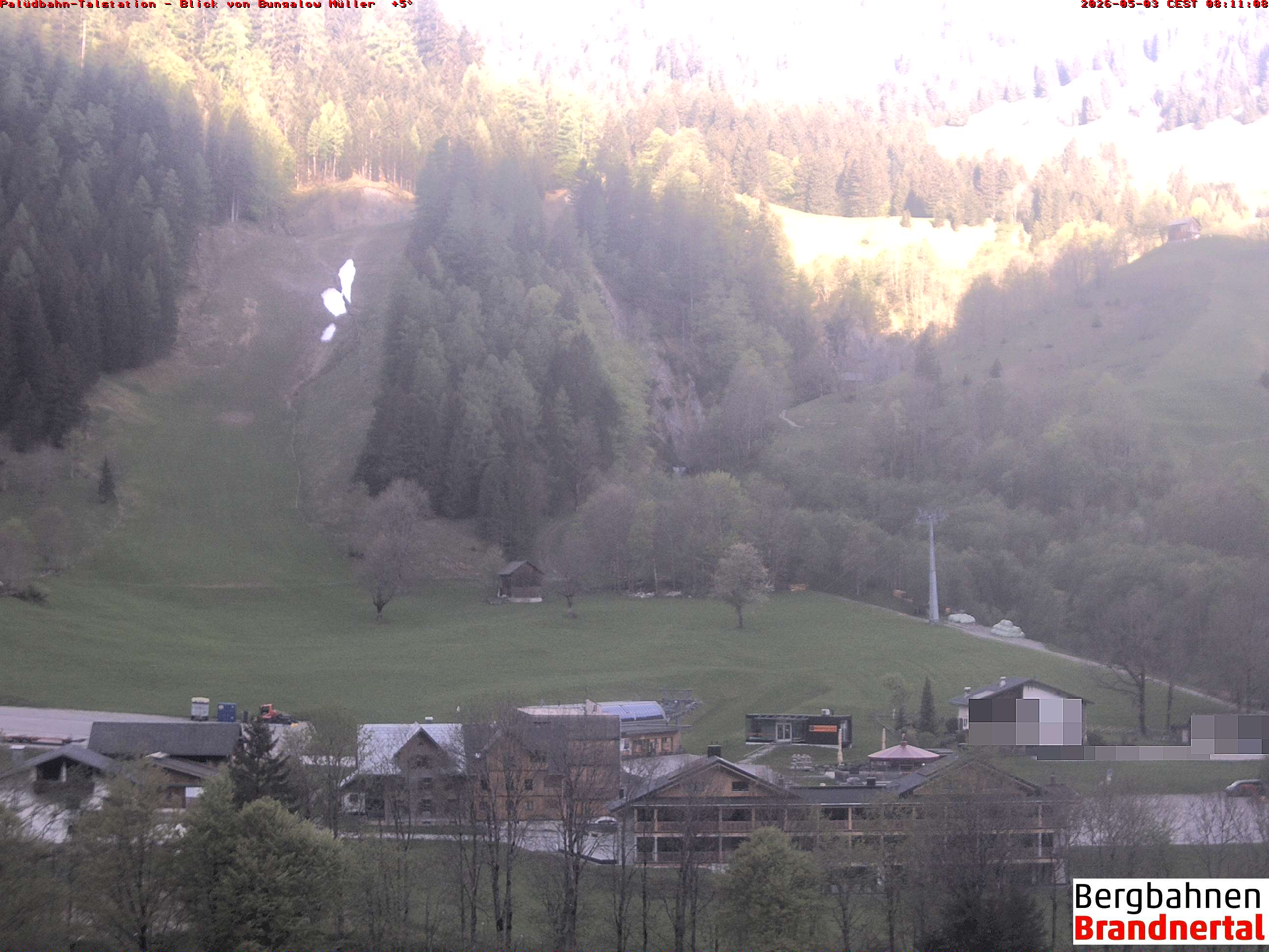 Blick auf Palüdbahn von Bungalow Müller