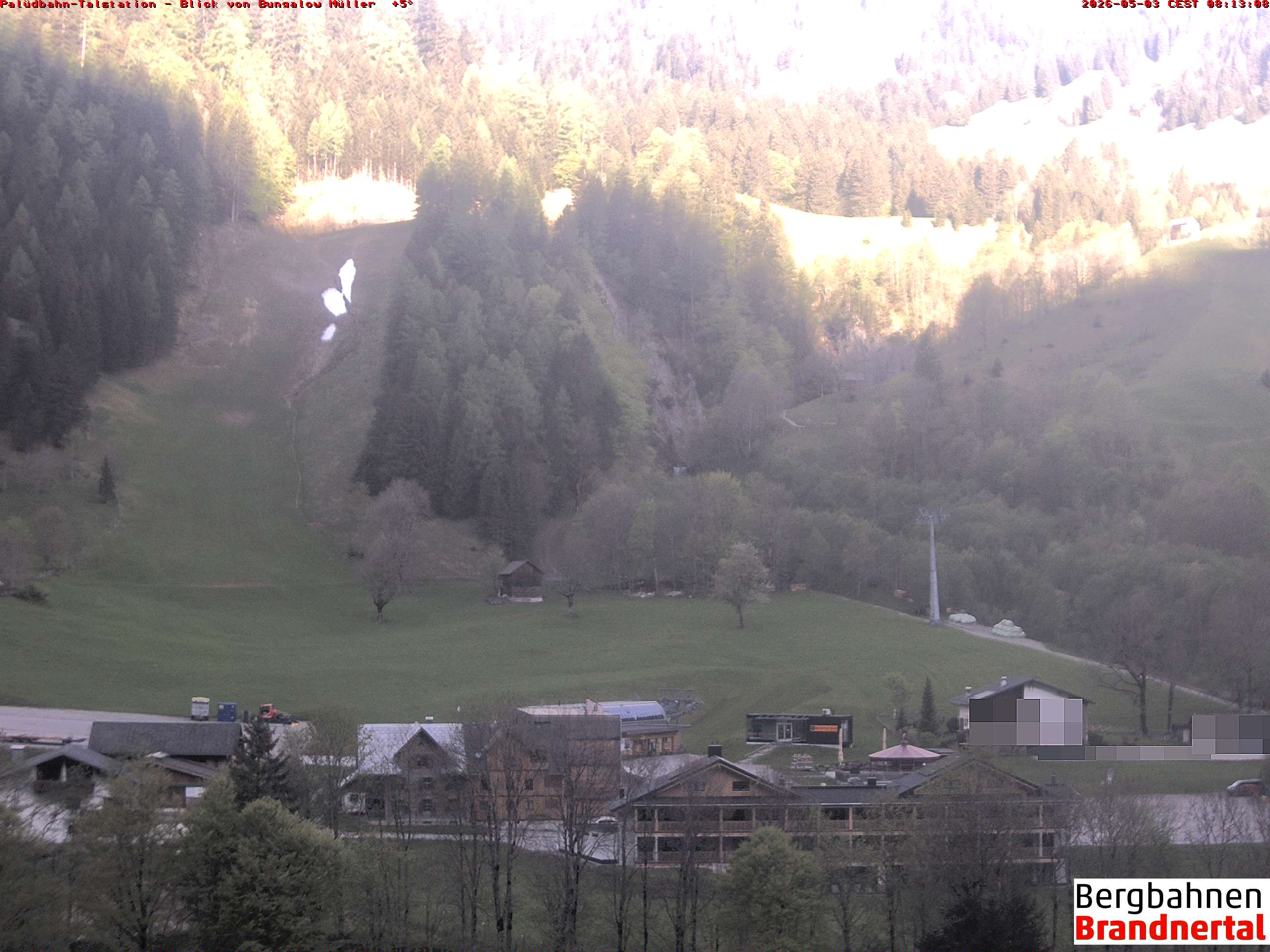 Blick auf Palüdbahn von Bungalow Müller