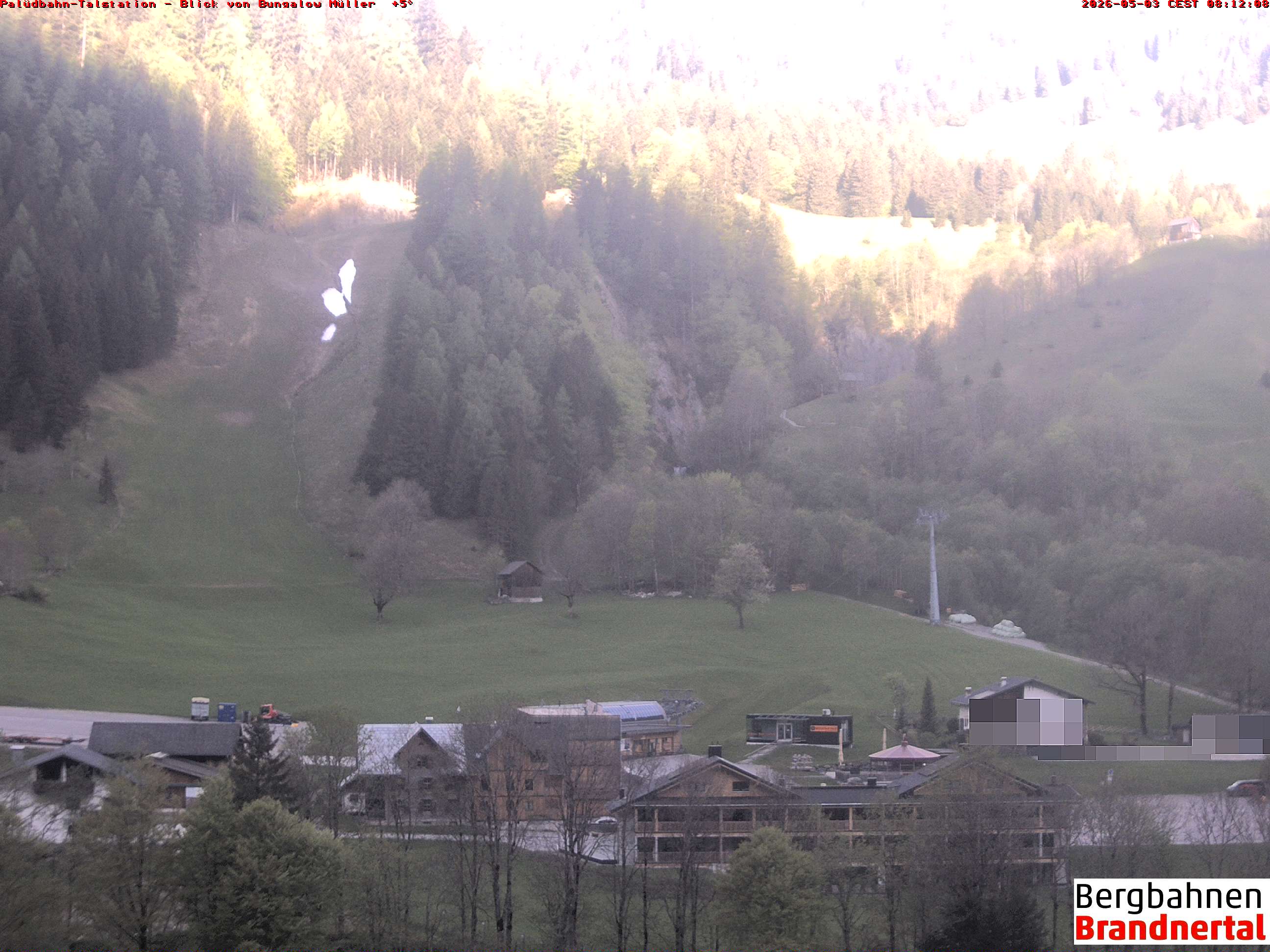 Blick auf Palüdbahn von Bungalow Müller